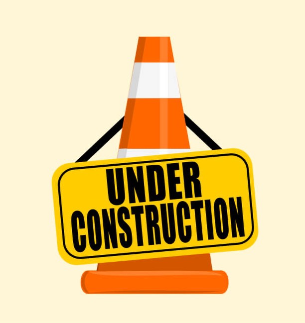 STOP! 👀. Some steps might be missing!! They are getting replaced. Please mind the guys working and take another route. 😊💛🖤
