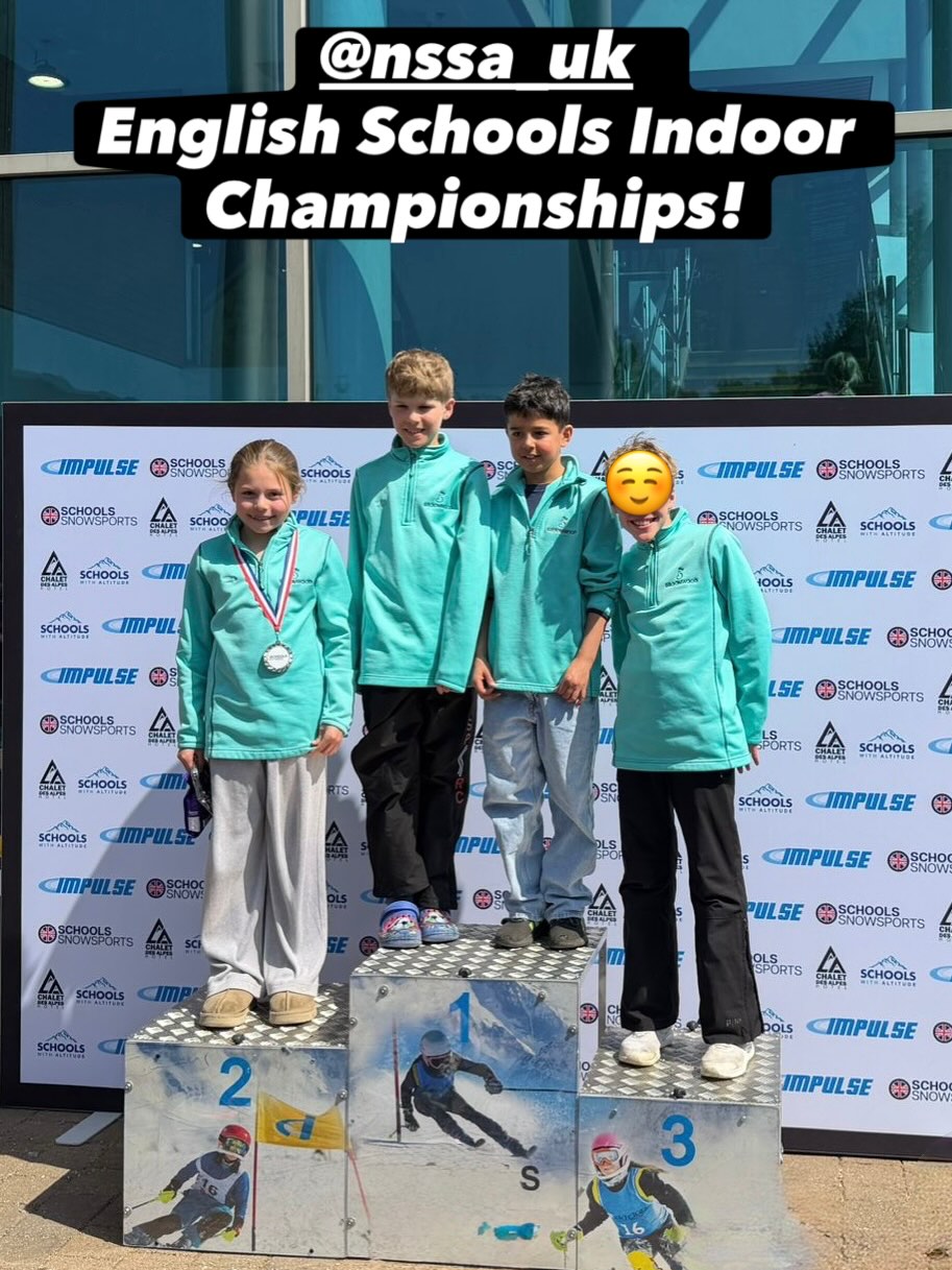 Well done to all the @spsrcracing athletes competing at the National Schools Snowsports Association @nssa_uk indoor championships!!
Particular shout outs to:
🥇 for Team Broomwood featuring 3x @spsrcracing athletes.
Team Broomwood included:
Maggie 2nd in U14
Rupin 4th in U12
Barn 6th in U14
There was also strong results across a number of @spsrcracing athletes across different schools!
Chloe - 6th U12
Lucy - 11th U12
Marcus - 10th U14
Harry - 11th U14
Thomas - 12th U14
Henry - 14th U14
Lizzie - 4th U16
