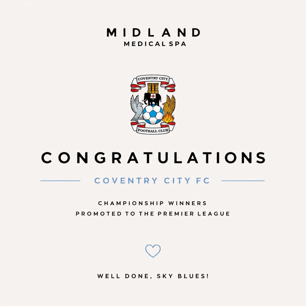 Champions. Promoted. Deserved.