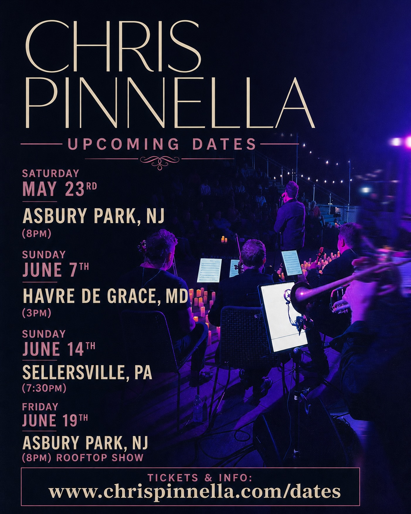 🚨WIN 2 TICKETS 🎶 to ANY of these upcoming shows!
1. Tag a friend you’d like to bring
2. Comment the show / date you’d like to attend
3. Share this post
See you this summer! 😎
@timmcloonessupperclub
@starcentre
@sellersvilletheater
@ap.rooftop