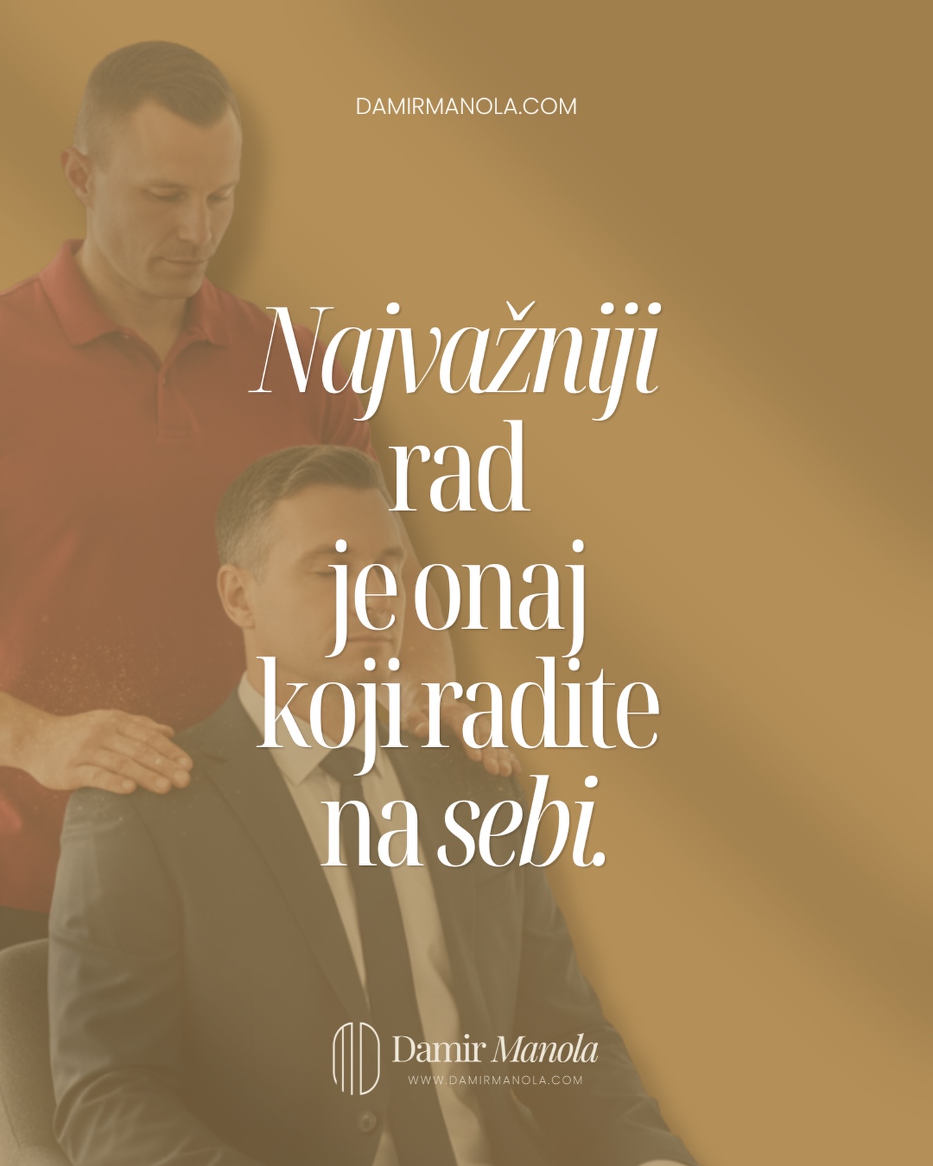 Praznik rada obično vežemo uz posao. Uz ono što radimo svaki dan, uz trud koji ulažemo, uz rezultate koje želimo postići. Ali postoji još jedna razina rada o kojoj se rijetko govori:
Rad na sebi.
Onaj koji se ne vidi izvana.
Onaj koji se ne može izmjeriti satima ni rezultatima.
Ali upravo on određuje kako živite ono što radite.
Jer možete raditi posao koji volite…
a istovremeno biti pod pritiskom, u sumnji, u stalnom preispitivanju.
I možete raditi nešto što vam je zahtjevno…
a imati mir, jasnoću i osjećaj da ste na svom mjestu.
Razlika nije u poslu.
Razlika je u odnosu koji imate sa sobom dok taj posao radite.
Zato je rad na sebi temelj svega ostalog.
On određuje kako donosite odluke, kako se nosite sa problemima, koliko stojite iza sebe i koliko ste stvarno prisutni u onome što živite.
Danas je dan koji nas podsjeća na vrijednost rada.
I dobra je prilika da se zapitate gdje ulažete svoju energiju…samo izvana, ili i tamo gdje sve počinje?
Sretan vam Praznik rada!
Vidimo se uskoro u Opatiji, 16.05. na grupnim bioenergetskim terapijama. p.s. Ostalo je još samo nekoliko slobodnih mjesta. 🙂
#osobnirazvoj #radnasebi #praznikrada