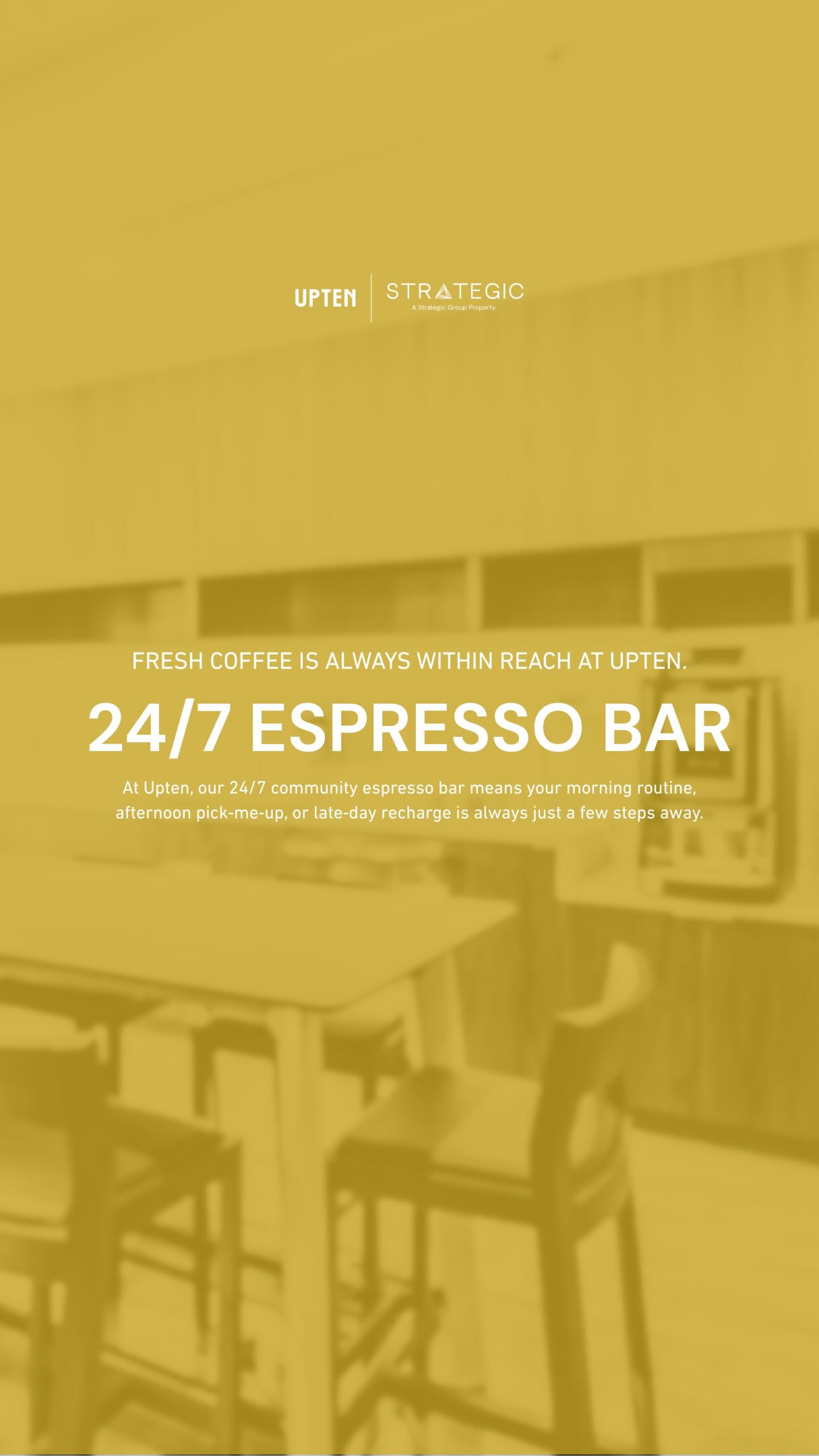 Morning coffee, minus the commute. With a 24/7 community espresso bar, great coffee is always just a few steps away at Upten. ☕️
#UptenCalgary #YYCLiving #CalgaryApartments #ApartmentAmenities #DowntownCalgary