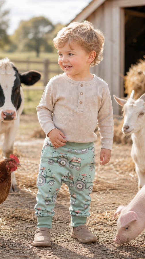 Neue Kinderhose „Kleine Farm“ 🐄🌾
Bequem, süß und perfekt für kleine Entdecker!
Die Pumphose „Kleine Farm“ überzeugt mit ihrem lockeren Schnitt, viel Bewegungsfreiheit und einem liebevollen Design – ideal zum Spielen, Toben und Wohlfühlen 💛
Mit weichen Bündchen und einem angenehmen Stoff sitzt sie perfekt und wächst sogar ein Stück mit.
Wie gefällt euch das Design ? 😊
#kinderkleidung #pumphose #handmade #nähenfürkinder #nähliebe selbstgemacht babyoutfit kidsfashion diyfashion stoffliebe kinderoutfit nähenmachtglücklich kleinefarm