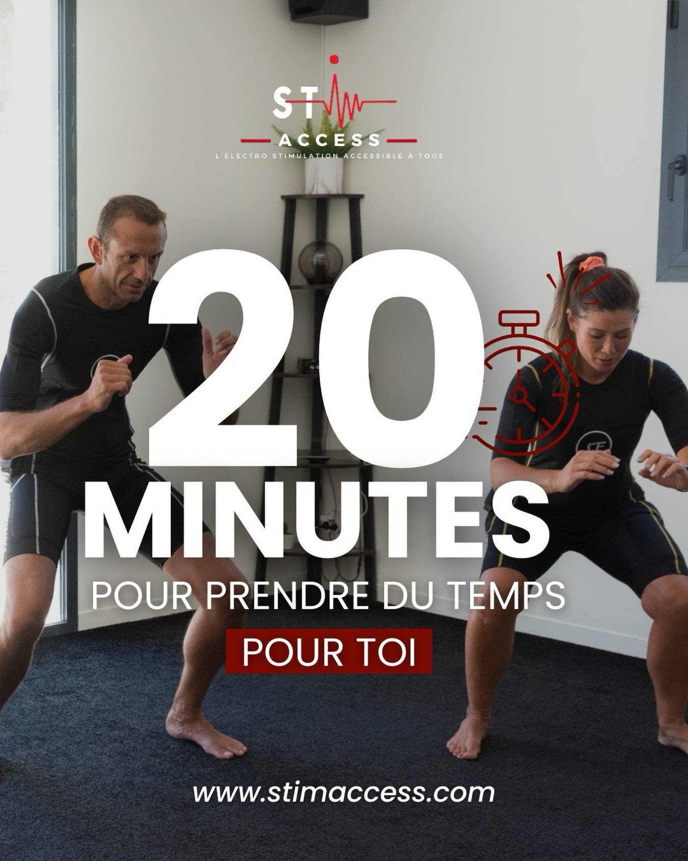20 minutes pour prendre du temps pour toi ⚡
Chez STIM ACCESS Éguilles, profite de séances d’électrostimulation rapides, efficaces et adaptées à ton rythme.
🤖 Coach virtuel
⚡ Séances illimitées
👕 Combinaison personnelle incluse
🕒 Accès 7j/7
Et en ce moment :
🎁 Frais d’inscription offerts
Le moment parfait pour découvrir l’EMS et reprendre du temps pour toi.
📍STIM ACCESS Éguilles
📞 Contacte-nous pour réserver ta séance d’essai
#stimaccess #eguilles #aixenprovence #ems #electrostimulation
