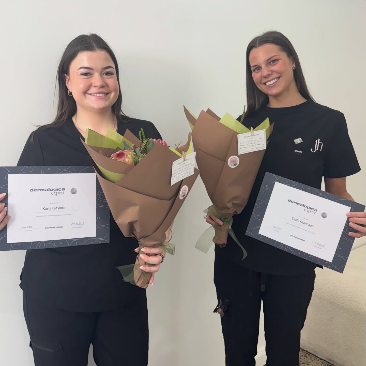 Big moment for our girls 🤍
Karly & Teille have officially completed their Dermalogica training and are now Certified Dermalogica Experts ✨
This means next-level skin knowledge, advanced treatment skills, and even better results for our clients. We’re so proud of the time, effort, and passion they’ve put into becoming the best in the industry.
If you’ve been thinking about starting your skin journey or levelling up your treatments, you’re in very good hands 🙌
Drop them some love below 💬