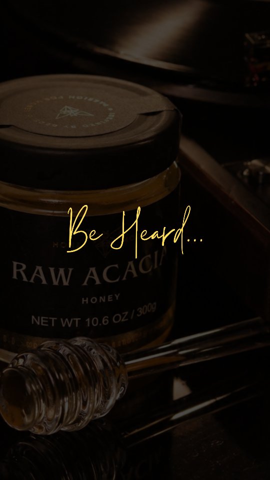 You don’t need to be loud to be heard.
#SundayDrop
Honey Mood®
Real Honey. Real Moments.