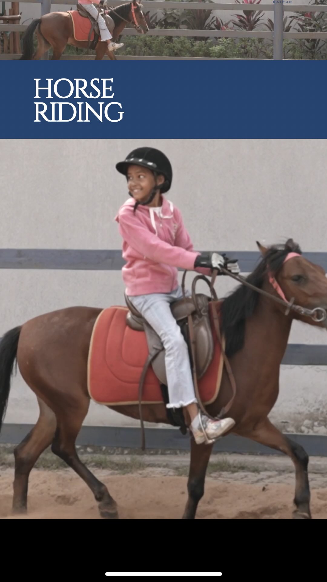 Not all lessons happen inside a classroom.
At Riverdale World School, our horse riding programme builds confidence, discipline and balance, helping students connect with nature while learning skills that go far beyond academics.
( horse riding, equestrian training, experiential learning, student development, confidence building, outdoor learning, life skills, discipline, balance, Riverdale World School, holistic education, sports training, student activities )