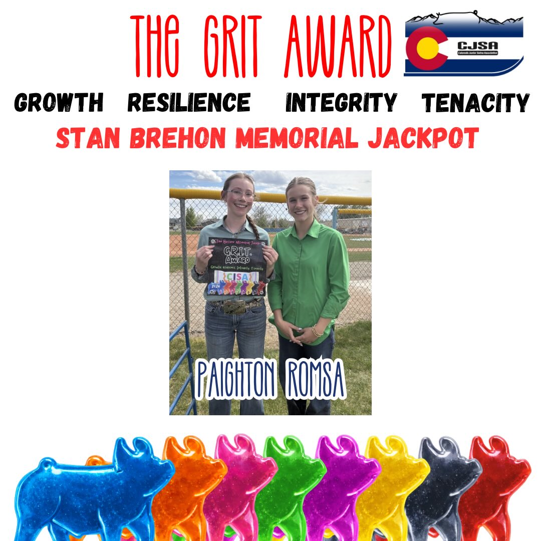 Shout out to our GRIT winner from today’s Stan Brehon Memorial Jackpot.