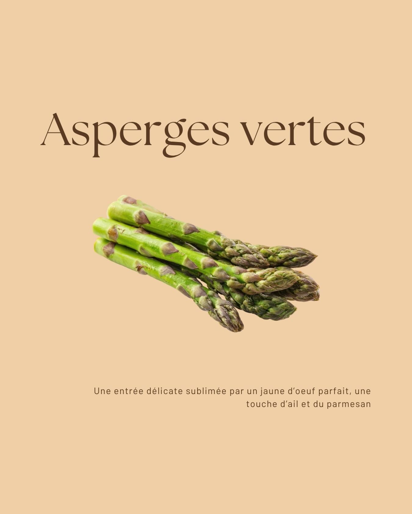 Les asperges vertes fraîches ouvrent la saison avec finesse, entre fraîcheur végétale et délicatesse 🌱
‣ Réservez votre table sur www.larazur.fr