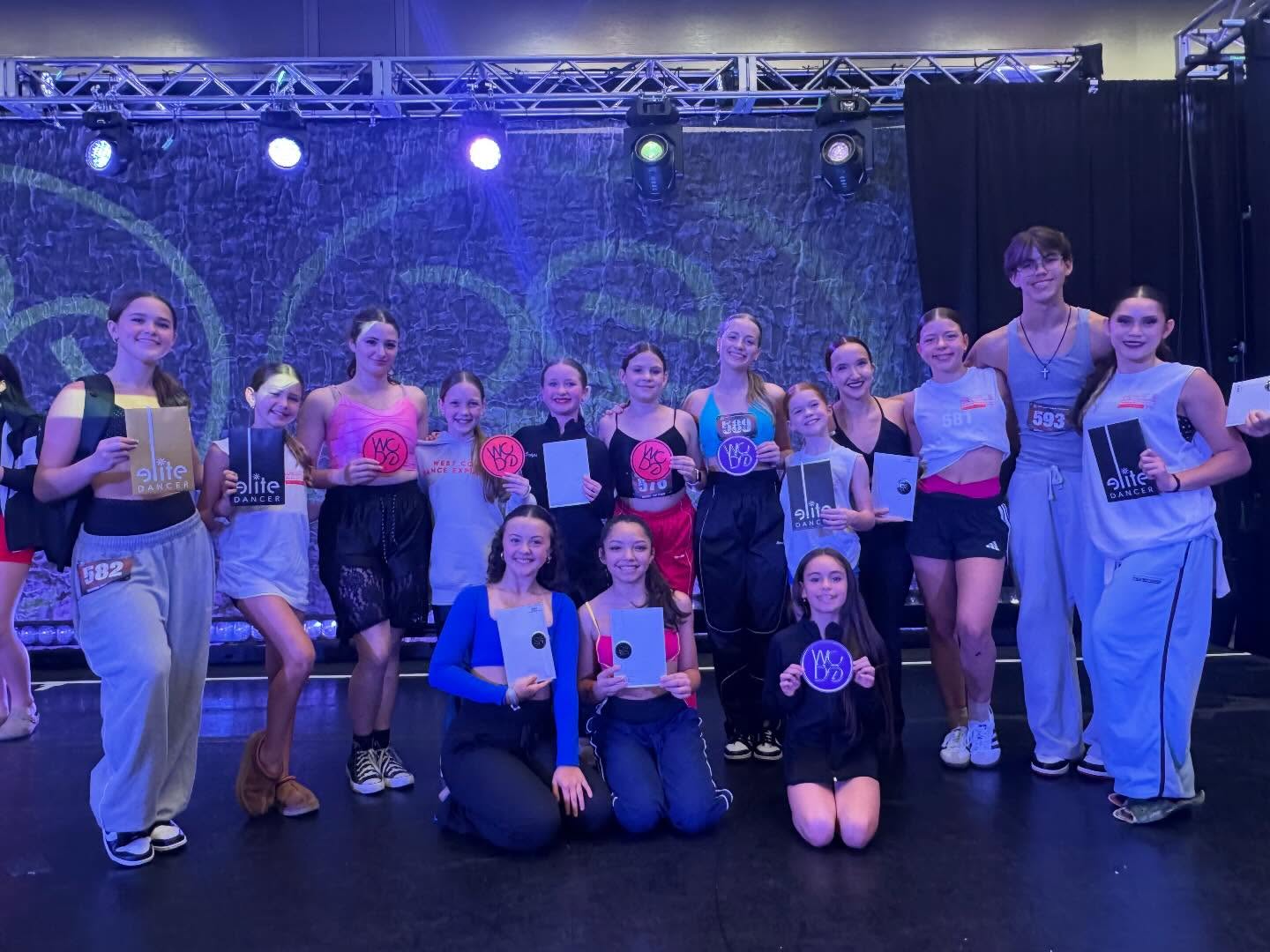 Congratulations to our WCDE SCHOLARSHIP WINNERS!
So proud of you all!💕
Minis
Brynn Bower- Platinum Elite
Kinsley Weber- Platinum Elite
Daelynn Powell- Silver Elite
Victoria Tuthill- Gold Elite
Juniors
Amelia Baldessari- Single Convention and Silver Elite
Kinley Aquila-Emerging Artist
Janelle Reyes-Silver Elite
Peyton Frqncis-Emerging Artist
Virginia Root-Emerging Artist and Silver Elite
Teen
Reese Montanez- Platinum Elite
Ellie Maher- Gold Elite
Liliana Citta- Silver Elite
Leila McDaniel-Year Long Scholarship
Seniors
Ava Donza-Silver Elite
Abbi Miller-Platinum Elite
Hadyn Cheuvront-Emerging Artist
Kaleb Velazquez- Silver Elite
Congratulations to all!🎉