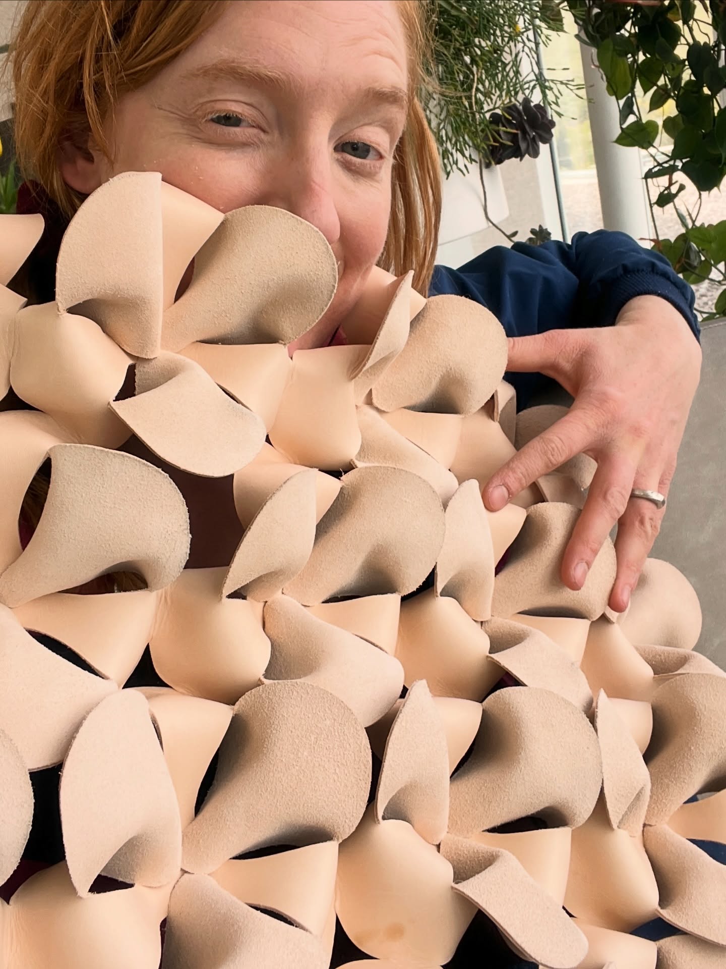 Can’t believe my Missoula artist residency is coming to an end so soon! This time has been invaluable for exploring new design ideas at the @missoulapubliclibrary maker space. Thanks so much to @openairmt for the opportunity to explore designs like this hand-cut leather continuous sculpture 🥰 Going to pitch it for a client project this afternoon! 🤞🏻
#leathersculpture #contemporarysculpture #handcutleather #sculpturalart #materialexploration