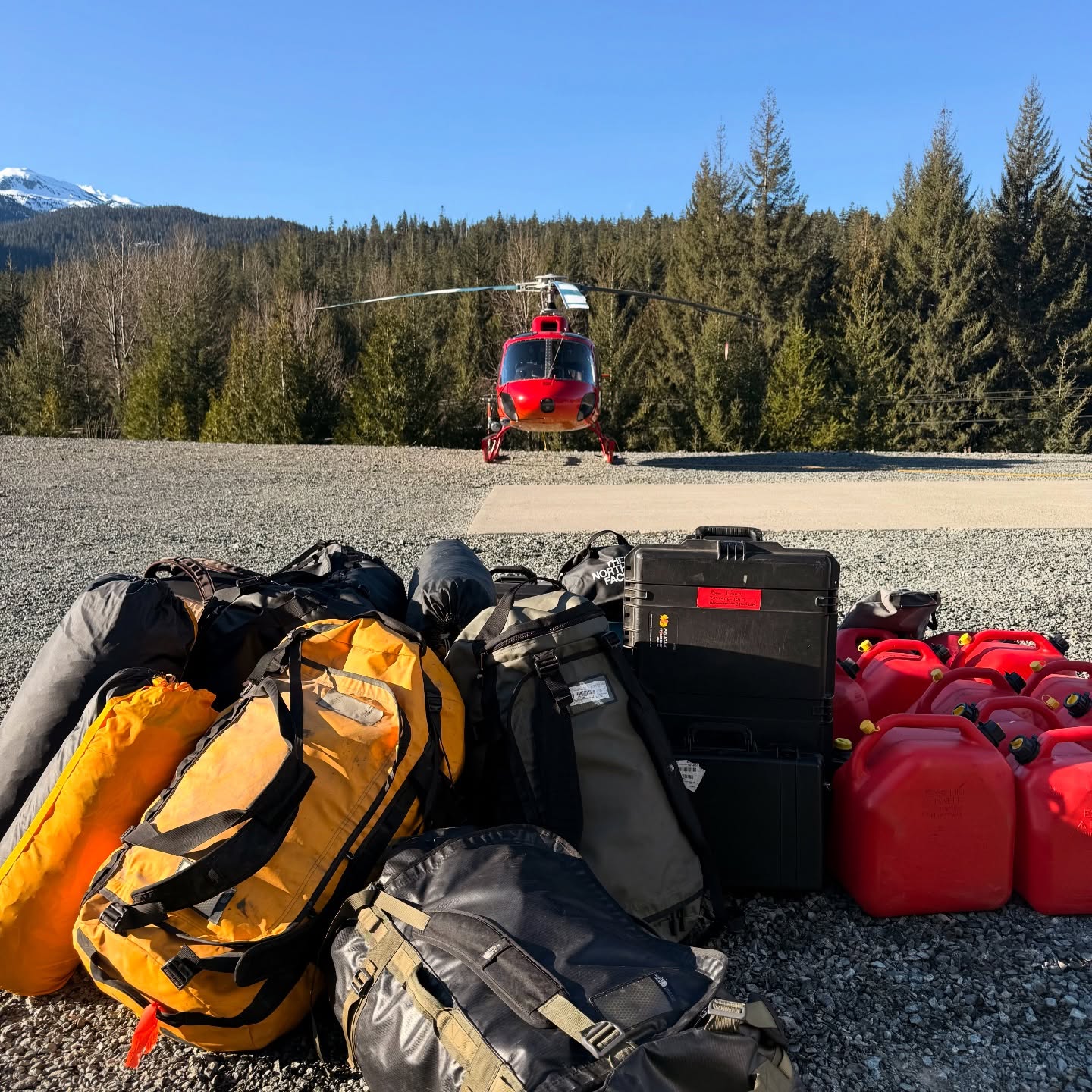 Part 1 of the Coast Mountain spirit quest with an all star crew. We long lined gear, lots of food, and fuel into the backcountry. Our goal, to find new objectives past the edge of where we’ve previously travelled via snowmobile over the past 20+ years. The crux in previous years was having enough fuel. Armed with the necessities and stable conditions for exploring (minus the scary rock solid (and rocky) south facing slopes in the early morning and late evenings) we were able drop pins on the question marks we’d catalogued in our minds from Google Earth sessions, and snap images of lines to ski for the years to come. The mind expansion that always runs parallel to curiosity being fed, was very felt. The “what’s around the corner?” and the “how can we get there on the sleds?” The feeding of the adventurer within; the common thread woven between us all to never stop exploring.
#NeverStopexploring