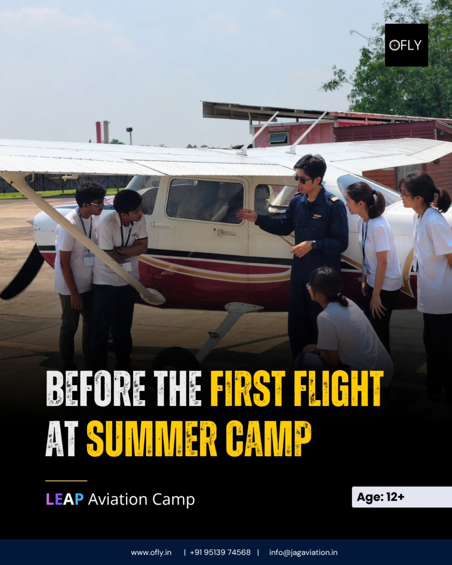 Before the first flight,
comes the first understanding. ✈️
Walkarounds. Briefings. Questions.
Every detail builds confidence before takeoff.
At LEAP Aviation Camp, students don’t just fly
they learn what it truly takes to fly.
Because great journeys begin on the ground.
#OFLY #LEAPAviationCamp #FuturePilots #AviationStudents #LearnToFly AviationExperience