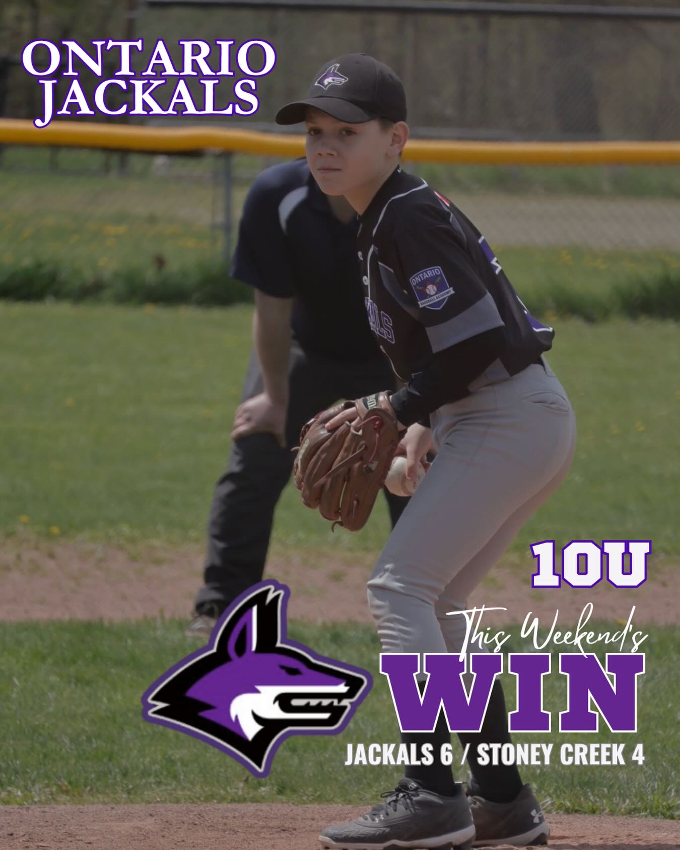 Congrats to our 10U Jackals on a win this weekend against Stoney Creek!
