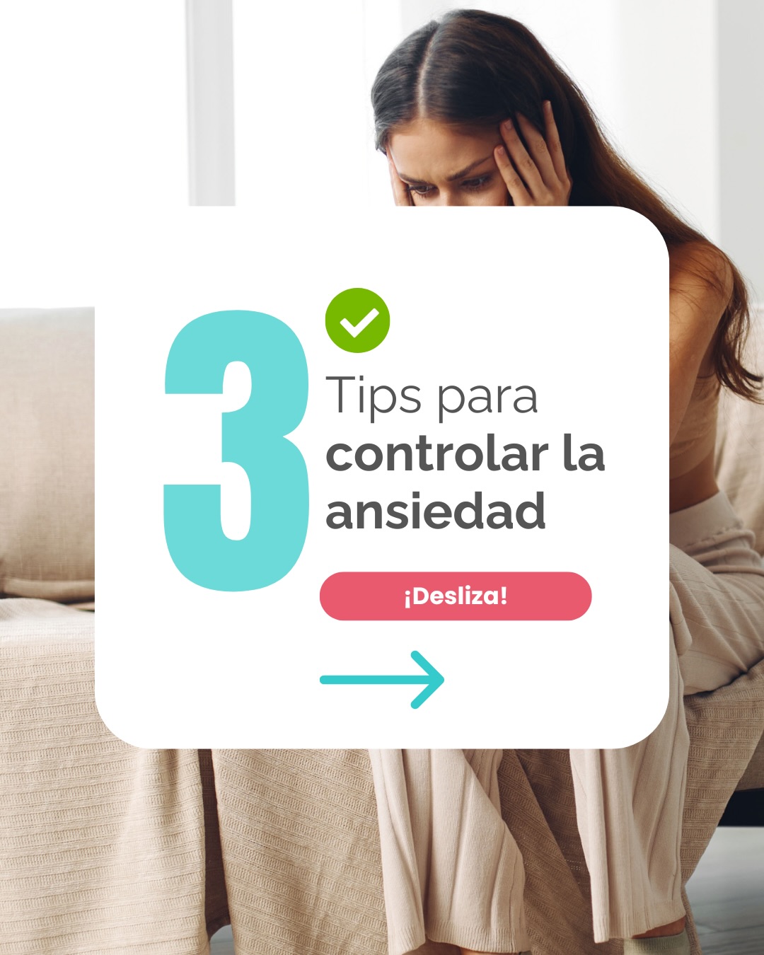 La ansiedad no siempre aparece por una sola causa. Muchas veces se acumula entre exigencias, ritmo acelerado, falta de descanso y la sensación de querer responder a todo al mismo tiempo.
👉🏻Aprender a reconocer esas señales a tiempo puede marcar una gran diferencia. No se trata de controlar todo lo que pasa, sino de desarrollar herramientas que te ayuden a regularte y volver a tu centro con más claridad.
✅Pequeños cambios sostenidos pueden tener un impacto real en cómo te sientes día a día.
🔖 Guarda este post para volver a él cuando lo necesites. #ansiedad #tips