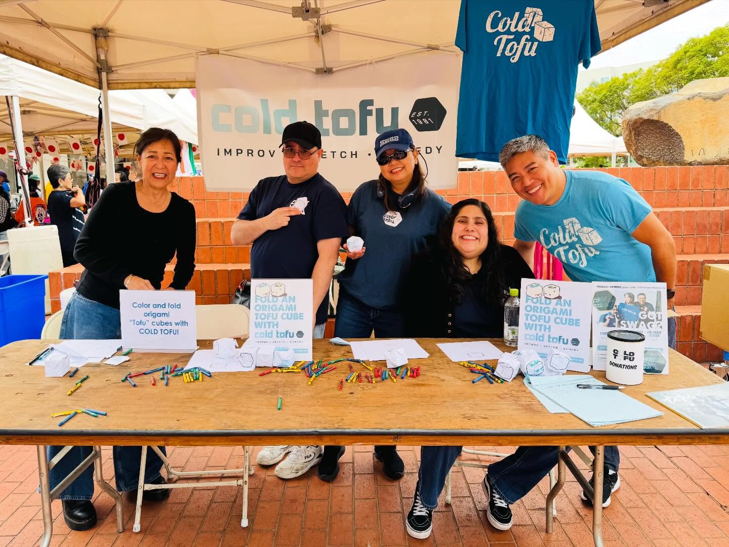 Thanks to our CT members for volunteering today @jaccc_la Kodomo no Hi! Great job gang! Thanks for your time and efforts today! The kids loved it!
#coldtofuimprov #kodomonohi #jaccc