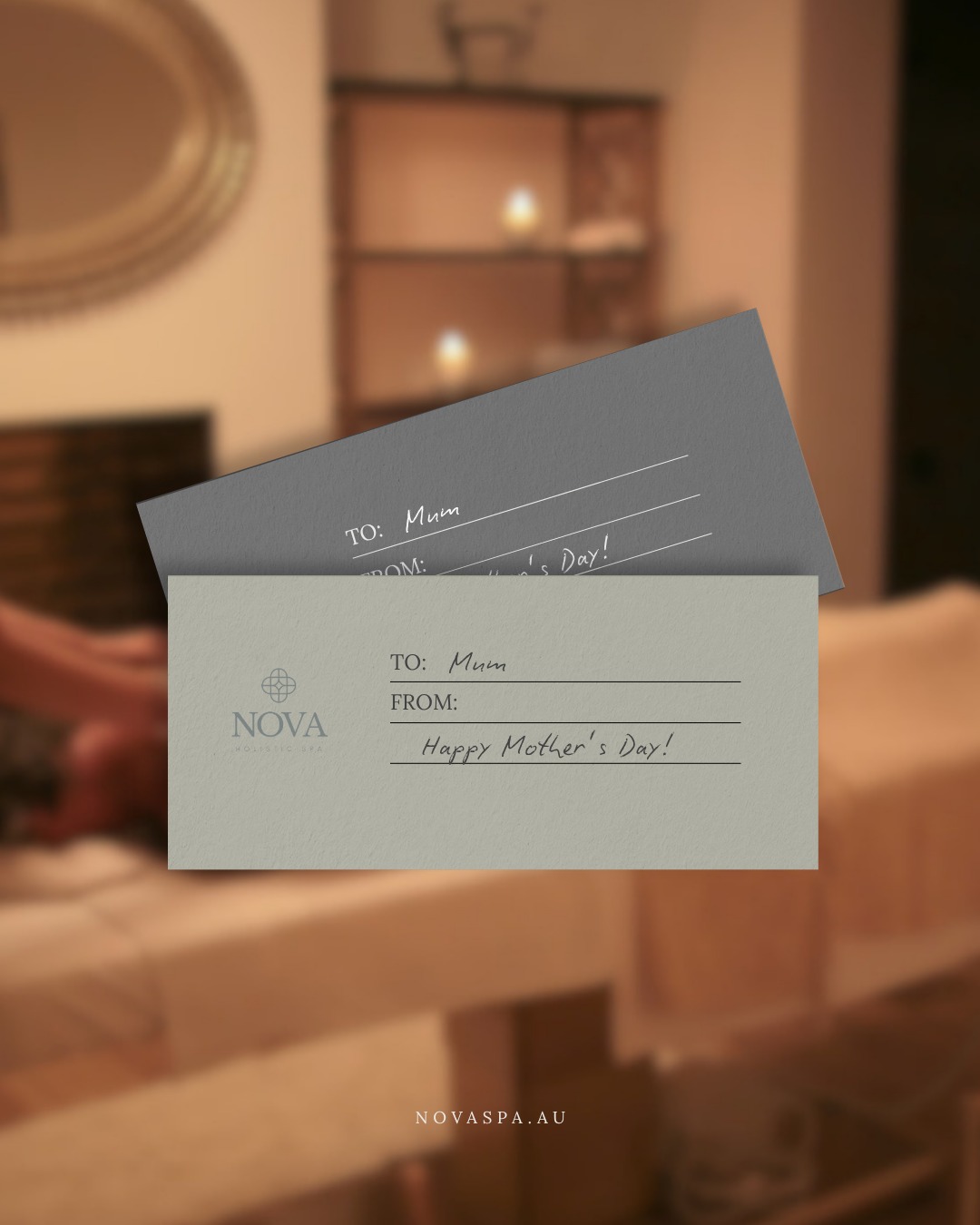 Mother’s Day is around the corner... ✨
If you’re not sure what to choose, a Nova gift voucher allows Mum to experience exactly what she needs most.
Time to slow down
Space to unwind
A moment to feel truly cared for
From Therapeutic Bathhouse sessions to personalised treatments, it’s a gift that goes beyond the day itself.
Simple, thoughtful and always appreciated.
Purchase a gift voucher and give her something she’ll truly enjoy ✨
#novaholisticspa #mothersday #giftvoucher #hobartspa #wellnessgift #selfcaregift #holisticwellness #giftideas