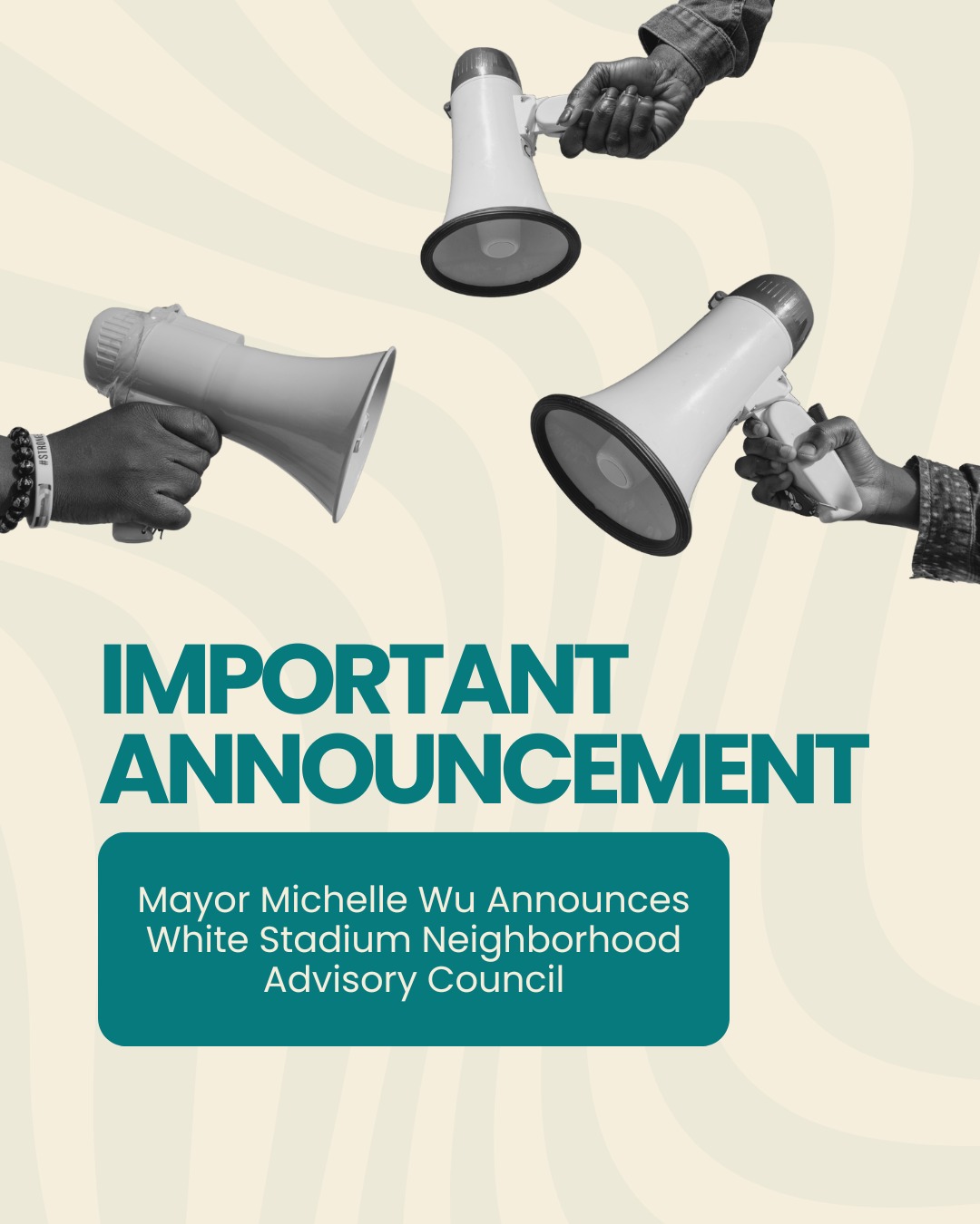 New: White Stadium Neighborhood Advisory Council
The city has announced a 15-member advisory council to gather community input on the White Stadium project.
Community voice matters—but real accountability means more than updates and feedback. It means transparency, public control, and decisions shaped with the community from the start.
We’ll be watching closely to ensure this process is meaningful—not symbolic.
Read More in LinkTree
Franklin Park belongs to the people.
#SaveFranklinPark #ItsBiggerThanUs #PublicLand