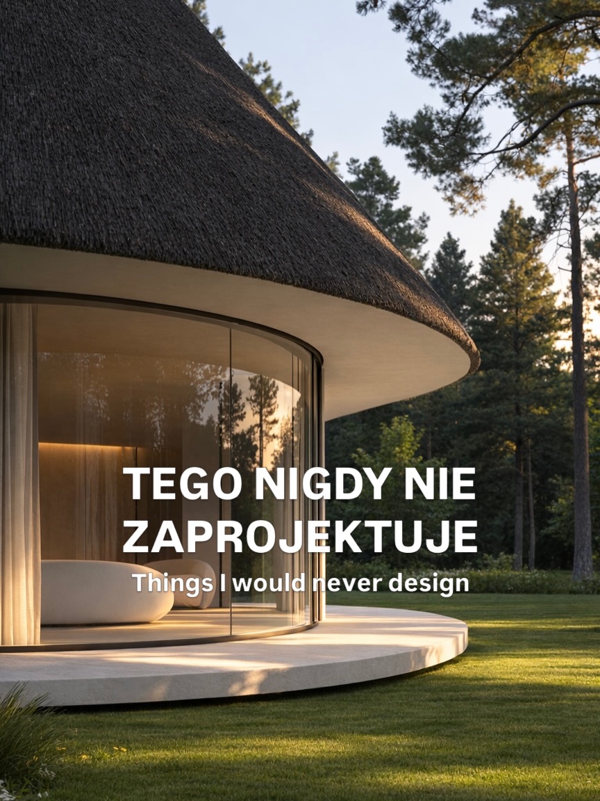 Ostatnio w ramach wyceny jednego ze zleceń trafiło do mnie, że nie chce podejmować się niektórych zleceń dotyczących architektury, które nie są zgodne z moimi przekonaniami.
Recently, while preparing the quote for on of the projects, I realized that I don’t want to take on certain architectural commissions that don’t align with my values and beliefs.
#architecture #archilovers #architektura #projekty #architekt