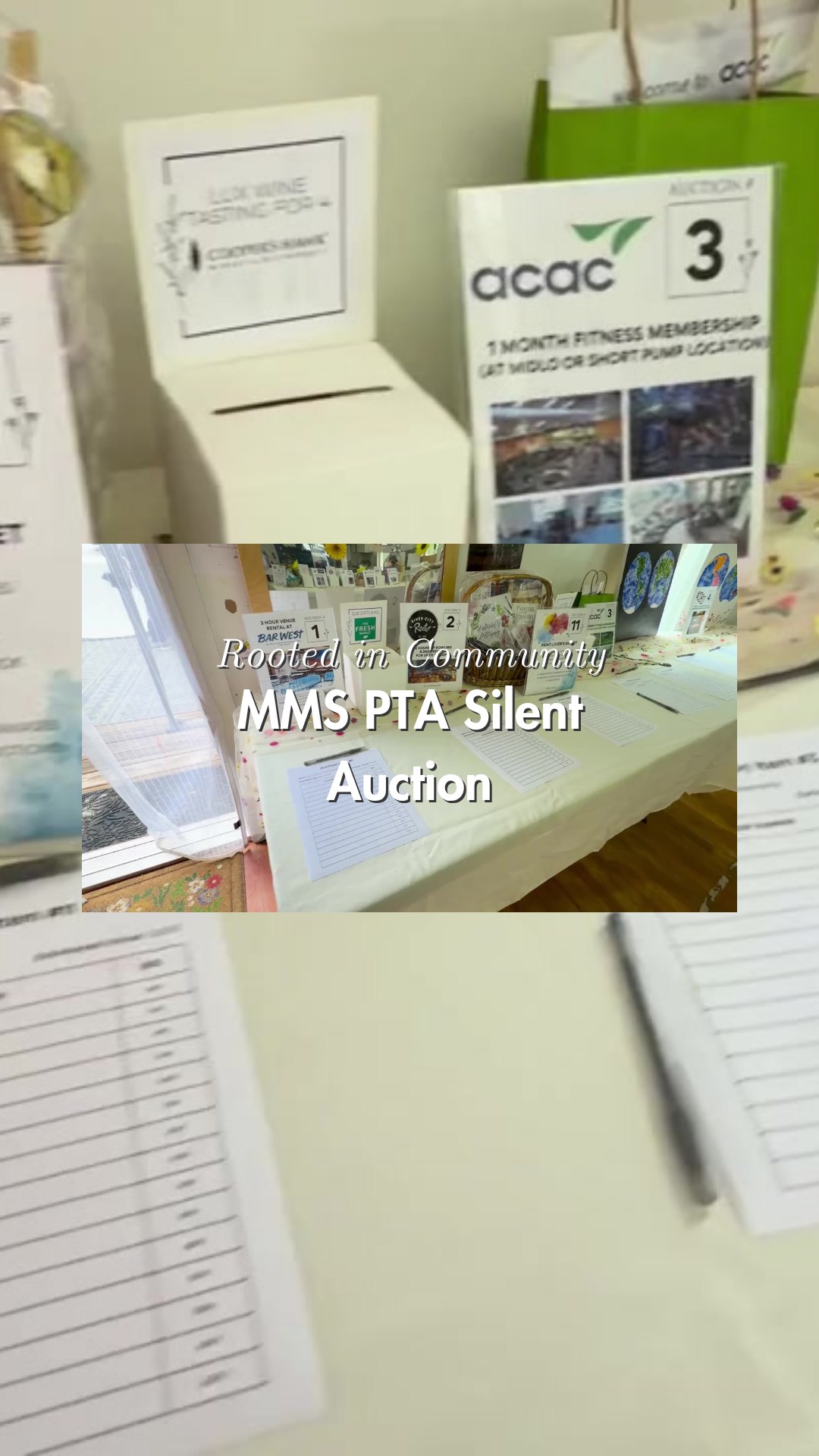 Thank you to everyone that supported our Silent Auction. It was a wonderful evening. Special Thank you to our Sponsors and the Midlothian Montessori PTA