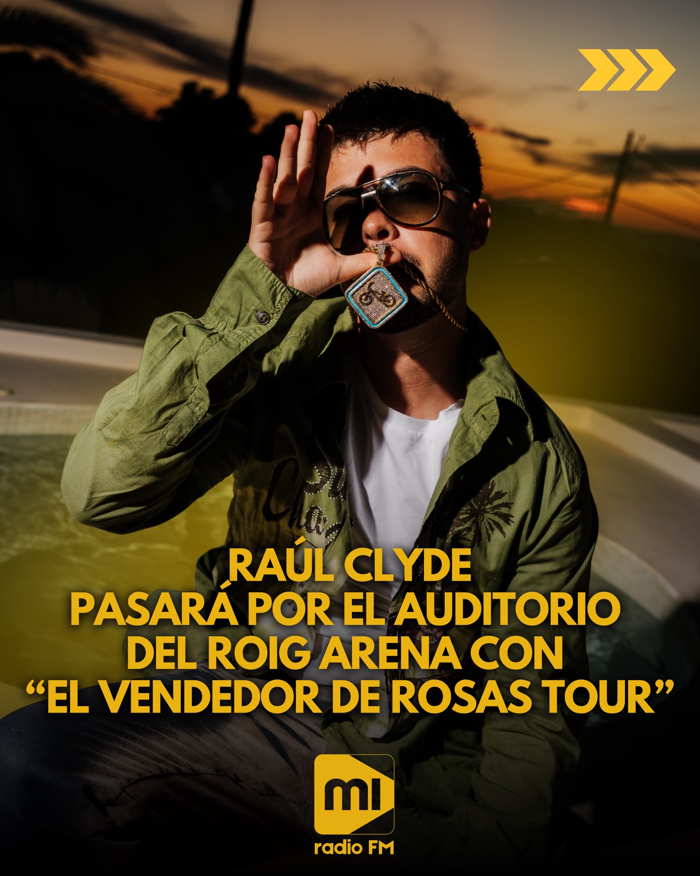 @raulclyde anuncia su show en la Sala Auditorio del Roig Arena el próximo 12 de octubre, la cual forma parte de su gira “El Vendedor de Rosas Tour” y refuerza su ascenso en la música urbana nacional 🌹🚚