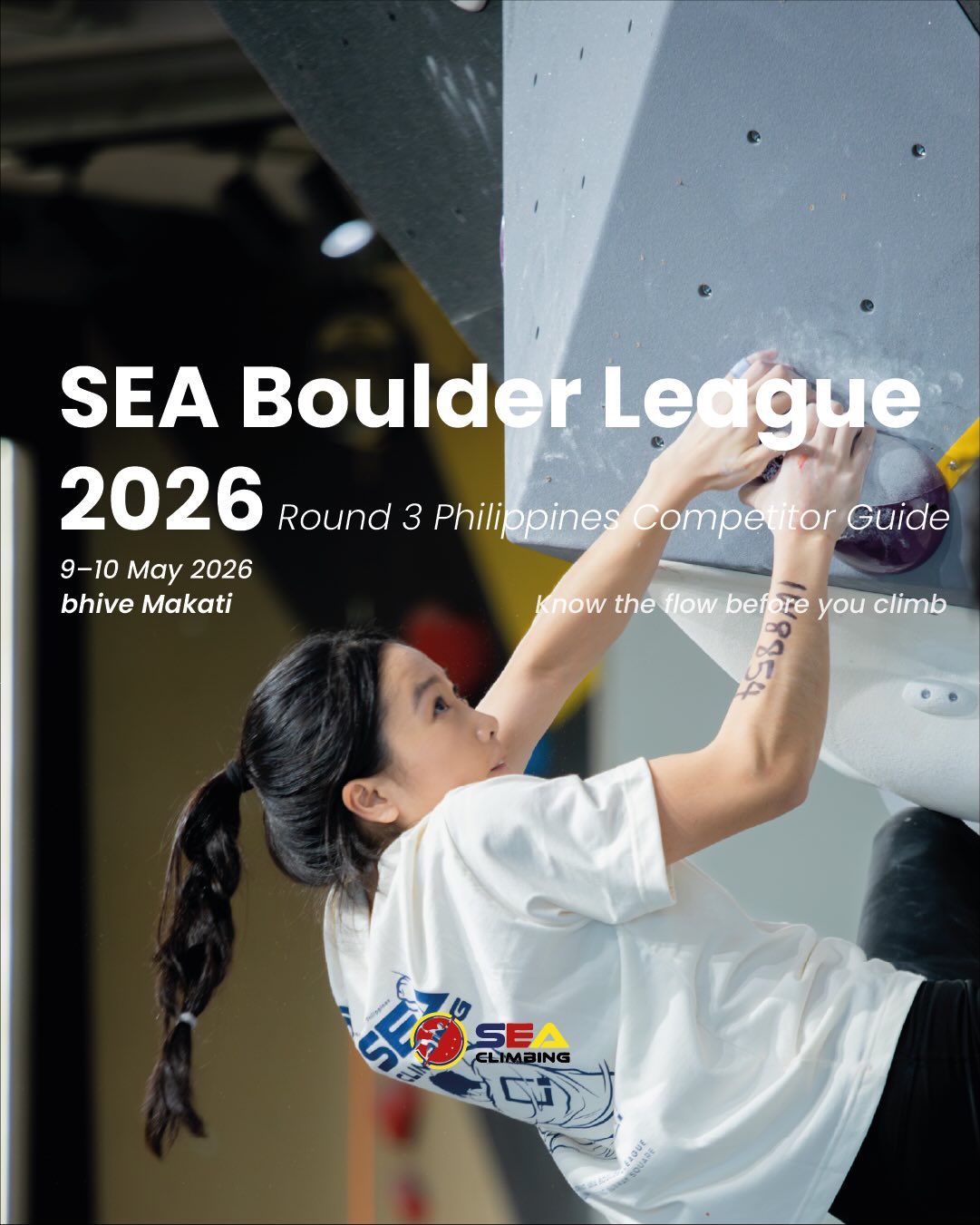 Round 3 is coming up! Know where you need to be, when you need to be there, and how your round runs coz the smoother your day goes, the better you climb 😉
Start lists and batch timings have be sent via email 📥 Check it, lock it in, and save this guide 💾