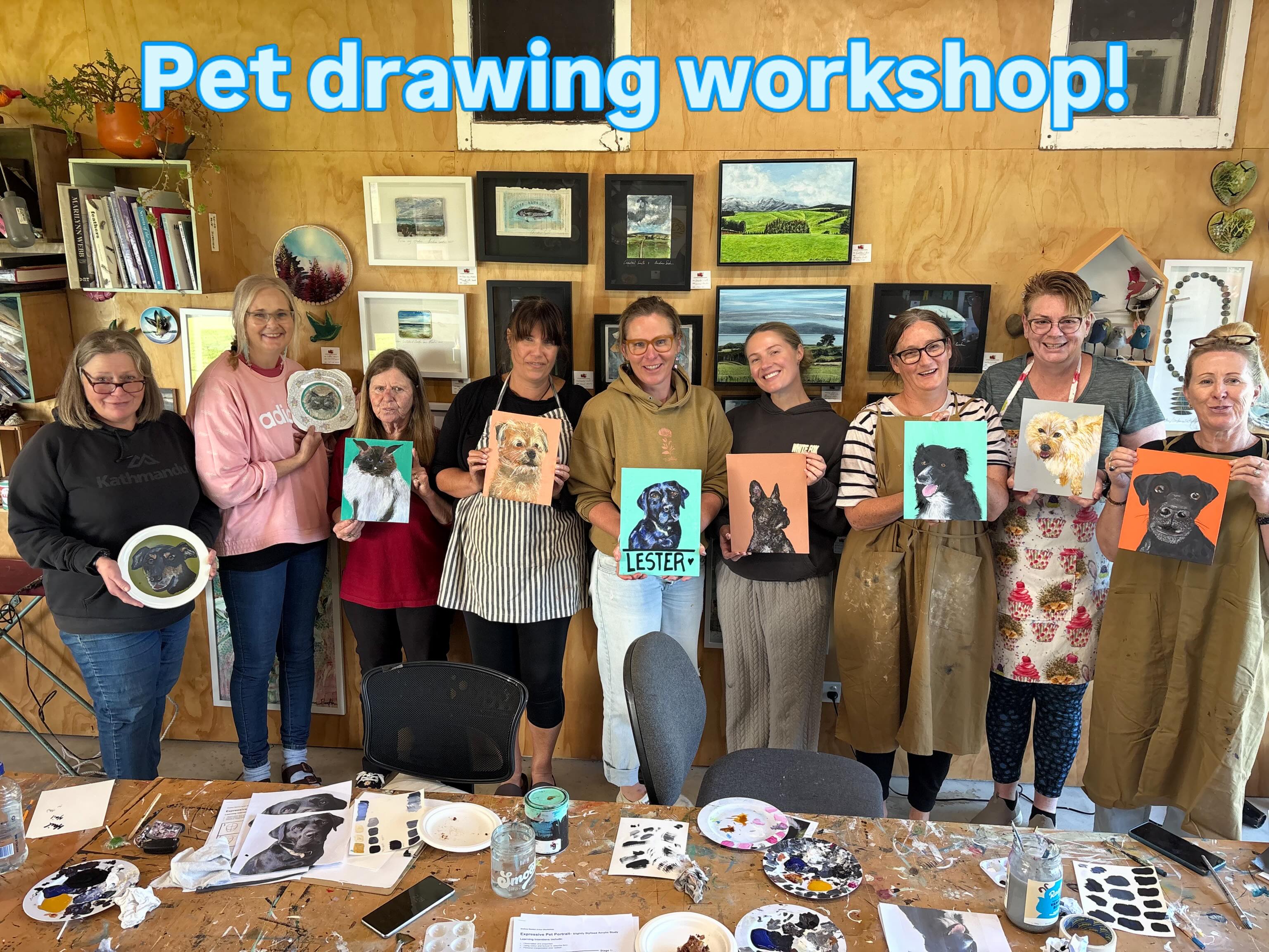 Loved today so much! 3.5 hours of creative magic with this brilliant group of wāhine! Quality works, with quality materials. Forever art works, and skills to last a lifetime! Decided to add another before the months out, because I can. Come join me, you’ll love it!
Link below 🙌🏼
https://www.andreasextonartist.com/events-workshops
#art #artworkshop #littleredcabooseartgallery #orepuki #mypet