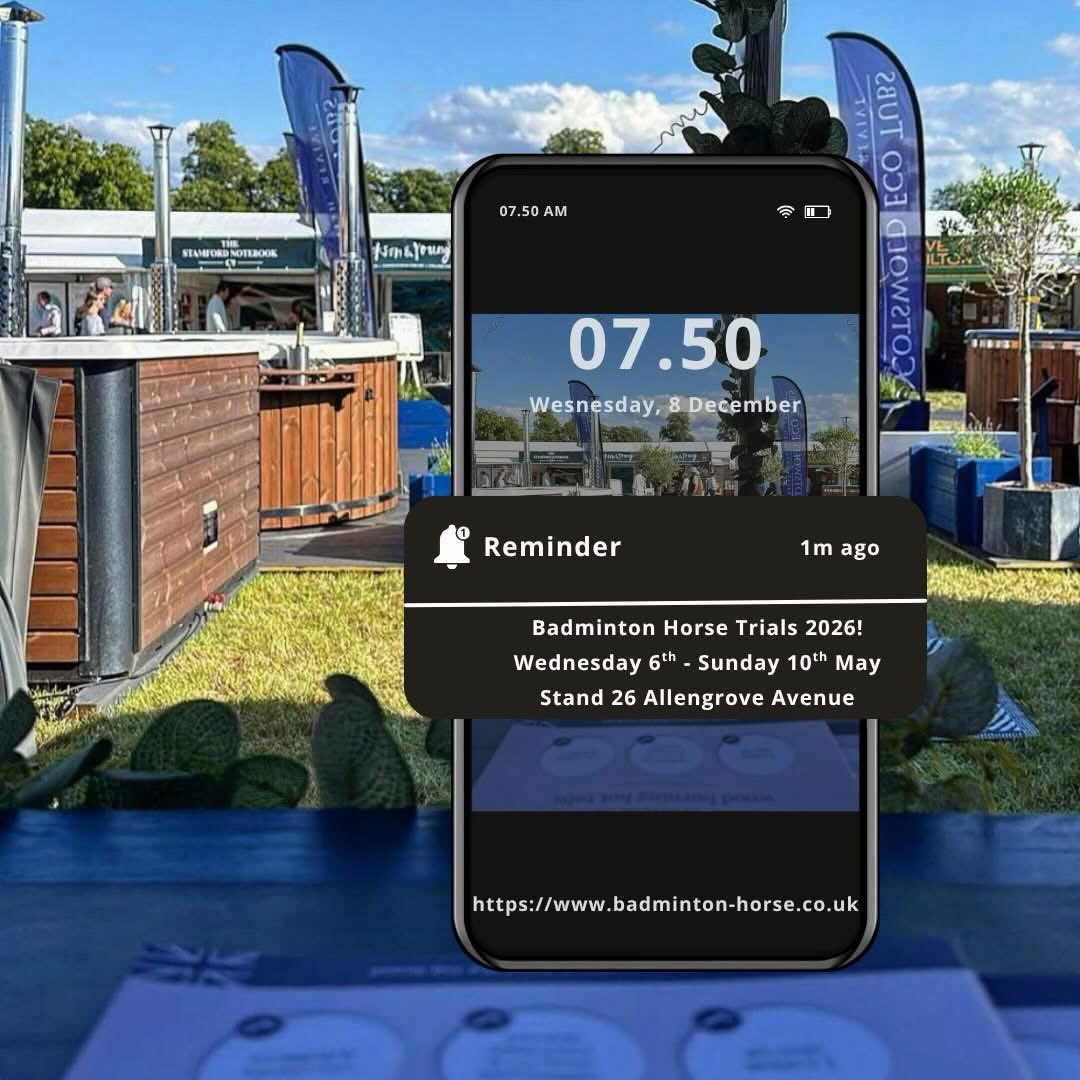 First stop on our show calendar: @bhorsetrials ! 🐎
We’re bringing Cotswold Eco Tubs to one of the most iconic equestrian events of the year!
6th - 10th May!
Come and find us for a close look at luxury and eco friendly design🪴
Whether you’re dreaming of a post-ride soak or planning your next garden upgrade, we’d love to meet you!
#mycotswoldecotub #badmintonhorsetrials