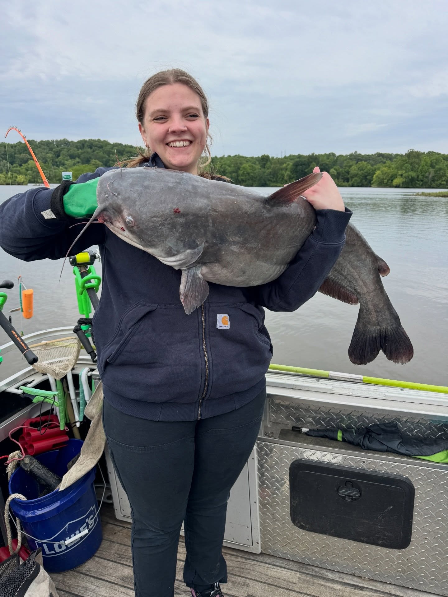 Birthday trophies on the James! 🏆🎣
A massive shoutout to our awesome guests from May 2nd. There’s no better way to level up another year than with a doubled-over rod and some heavy river monsters.
The bite is changing with the spring weather, but we’re staying on them. Head to the link in our bio to read the full May 2nd fishing report for all the details!
Link in Bio:
#GooberTimeGuideService #JamesRiver #Catfishing