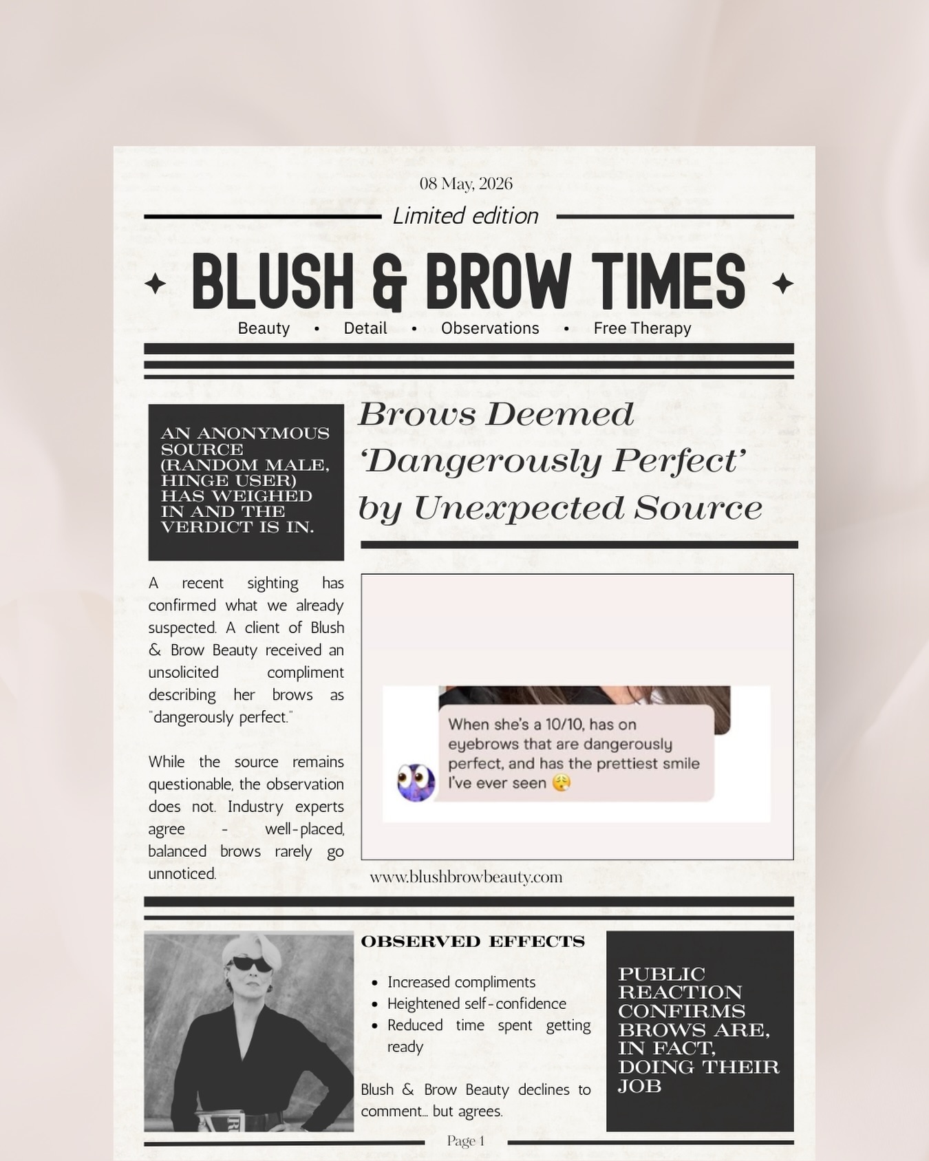 We don’t make the news… we just report it. 🗞️