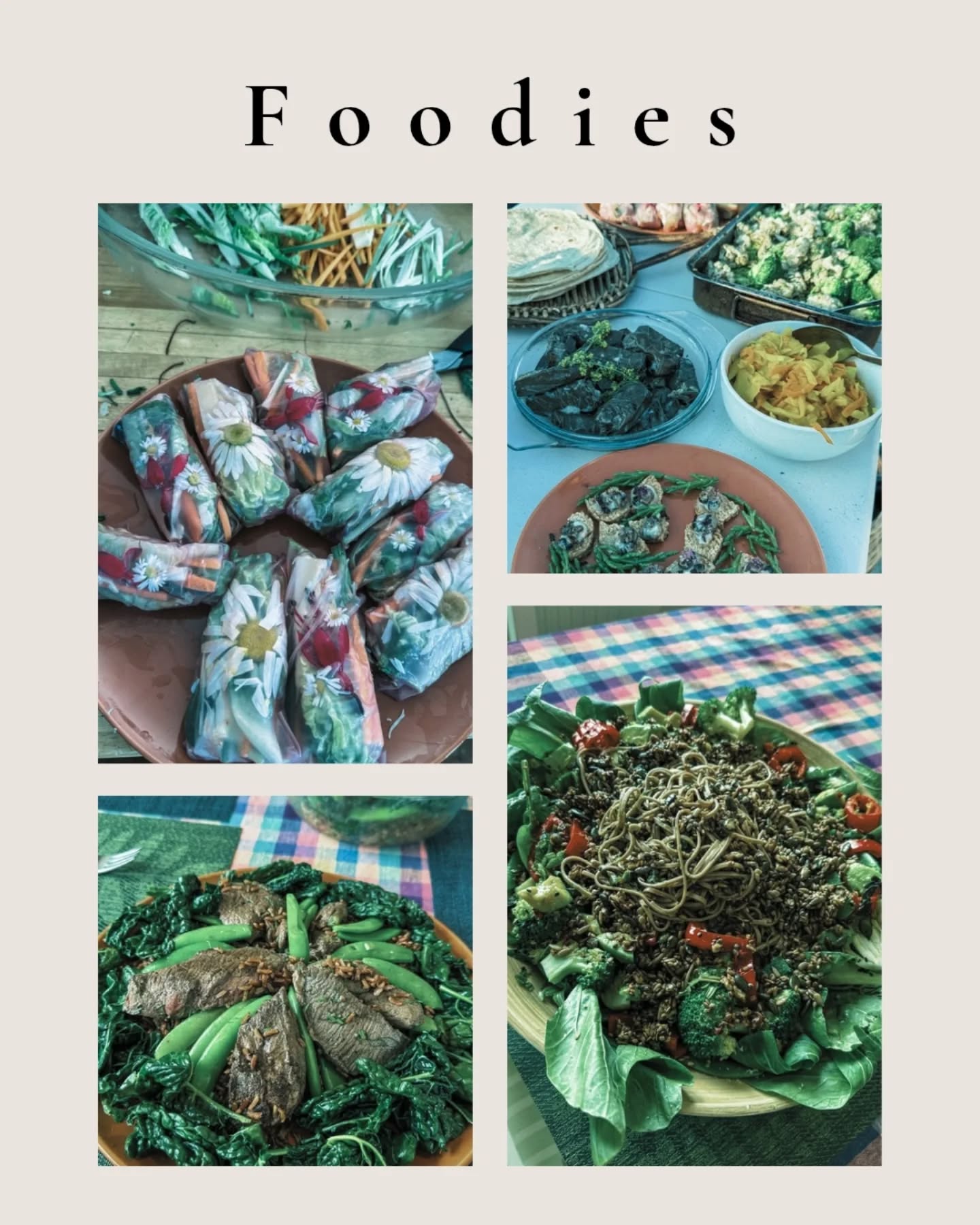 Call yourself a foodie? π¦π±π«
But what does that actually mean?
We, Lucy and Laura @nourishescape and our wonderful chef Hannah, all agree that, in any situation, the food is the most important bit.
Surely that makes us foodies then?! ππ
When designing our trip to Tiree we spent a lot of time discussing the menu.
It's local and seasonal, foraged and thoughtful.
We like goodness and texture. Playful food.
With a high nutritional density.
And jeez, it's gotta taste great.
What does that look like?
Here is a selection of meals from last year's trip. We got beautiful seafood from @tireecrabcompany and served wild meats from Scotland including the fabulous @greatglencharcuterie . Lucy brings many foraged ingredients to the table which includes sea vegetables, salt marsh goodies, flowers and seaweed. This year we'll be utilising the @tireebreadhouse for fresh sourdough too. We use as many organic and homegrown veggies as we can get our hands on. You'll get an insight into preservation techniques with our ferments, jams, drinks and pickles.
Who's hungry?
Wait until you try Hannah's food... π€€π
We have a couple of places available on the trip. So if you want to join us get in touch!!
π· @van_life_family_ and @bvonenoch