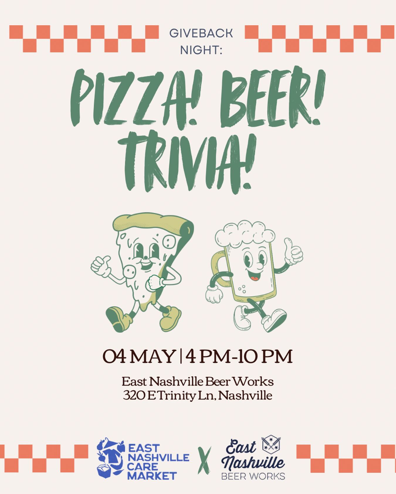 Trivia question: how many neighbors did ENCM provide food, clothing, or hygiene to last month? Answer: 1,161! Come have pizza and beer with us to support that work on May 4.