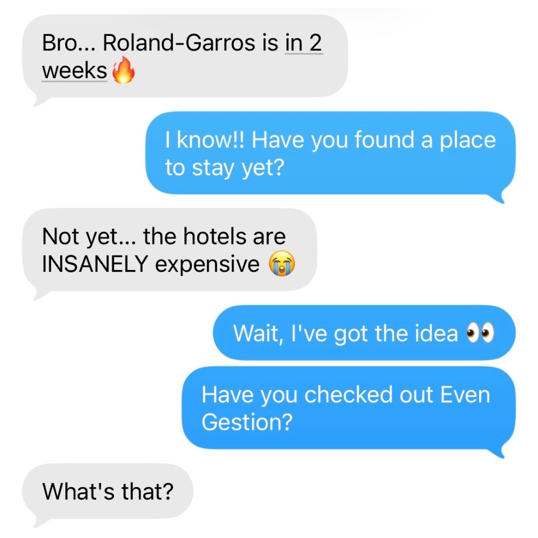 🎾 Roland-Garros is almost here and Paris is filling up fast
Staying for few weeks or month? We’ve got you!
Fully equipped apartments in the 16th! Mobility lease available! Your Parisian home base is waiting.
DM or write us at info@evengestion.com #evengestion #rentalsinparis #airbnb
