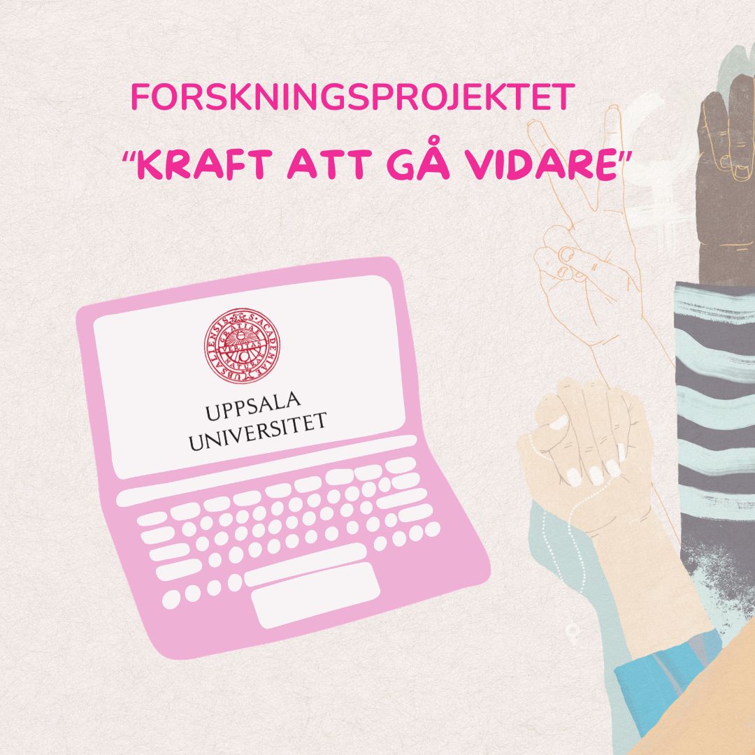 Idag deltar vi i ett digitalt seminarium om foskningsprojektet "Kraft att gå vidare" som genomförts av @uppsalauniversity i samarbete med flera kvinnojurer, bland annat @uppsala.kvinnojour, och @kvinnohusetvasteras 👏
Som en del av forskningsprojektet har även vår kvinnogrupp, som vi driver tillsammans med @svenskakyrkan_katrineholm, utvärderats. Inom projektet har forskare intervjuat deltagare från gruppen för att ta del av deras erfarenheter av stöd, gemenskap och processen att gå vidare efter våld.
Det känns viktigt att få vara en del av ett projekt som lyfter kvinnors röster och bidrar till ökad kunskap om vilket stöd som gör skillnad 💗