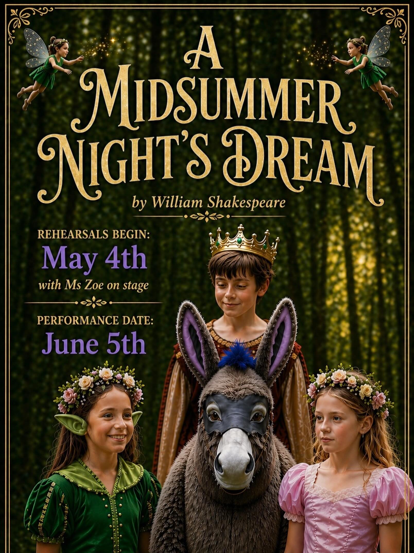 Rehearsals begin tomorrow : Zoe’s lunch time theater 🪻🌸🌷