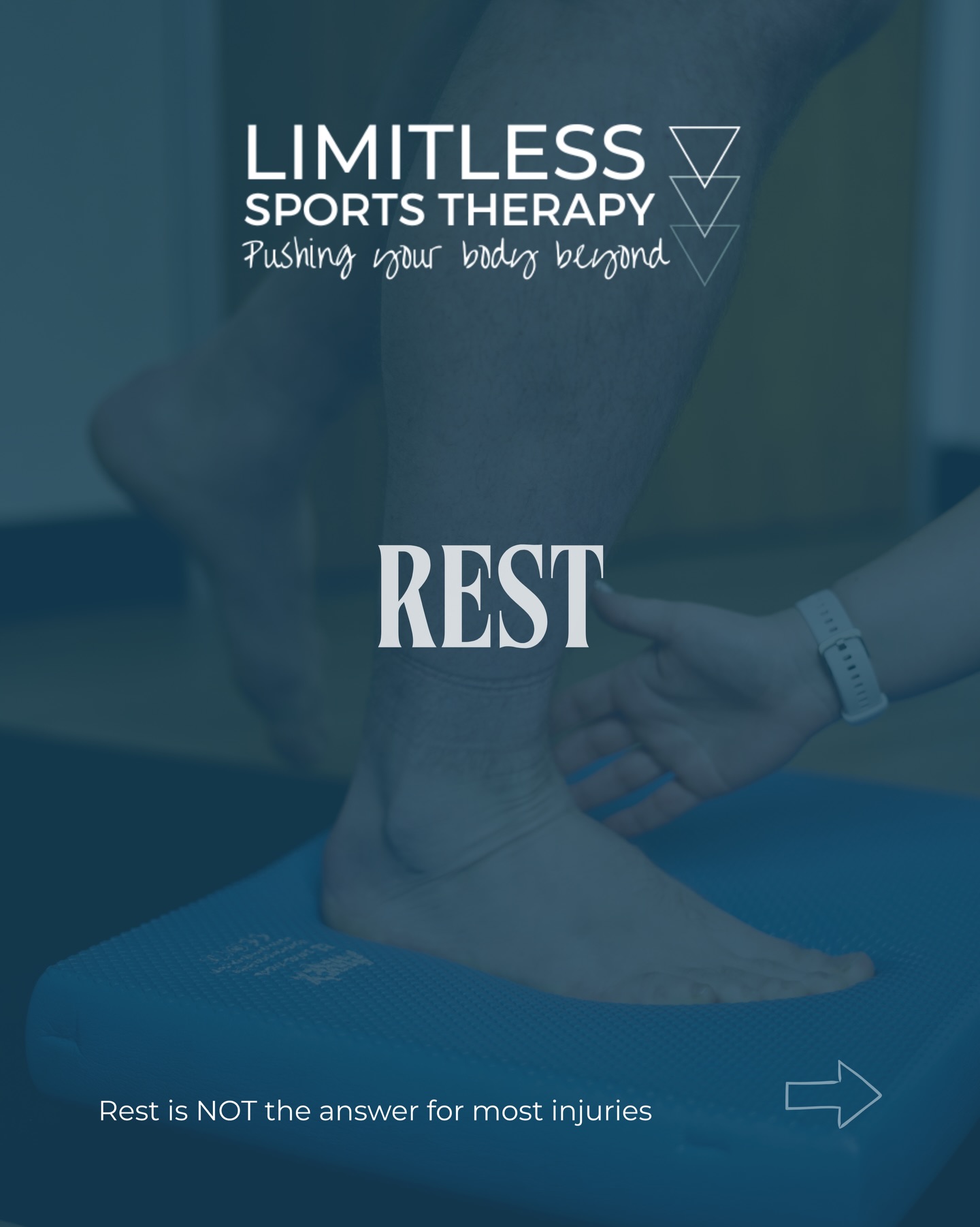 REST is NOT the answer for most injuries
🔹
In fact… it might be the reason it keeps coming back
🔹
Most people do the following:
Pain → stop training → rest → feel “okay” → return → pain comes back
🔹
That’s because nothing actually changed…
Your body did not get stronger
It just… had REST
🔹
For most injuries, the goal is load management
🔹
Not sure what you should or shouldn’t be doing? Drop us a DM