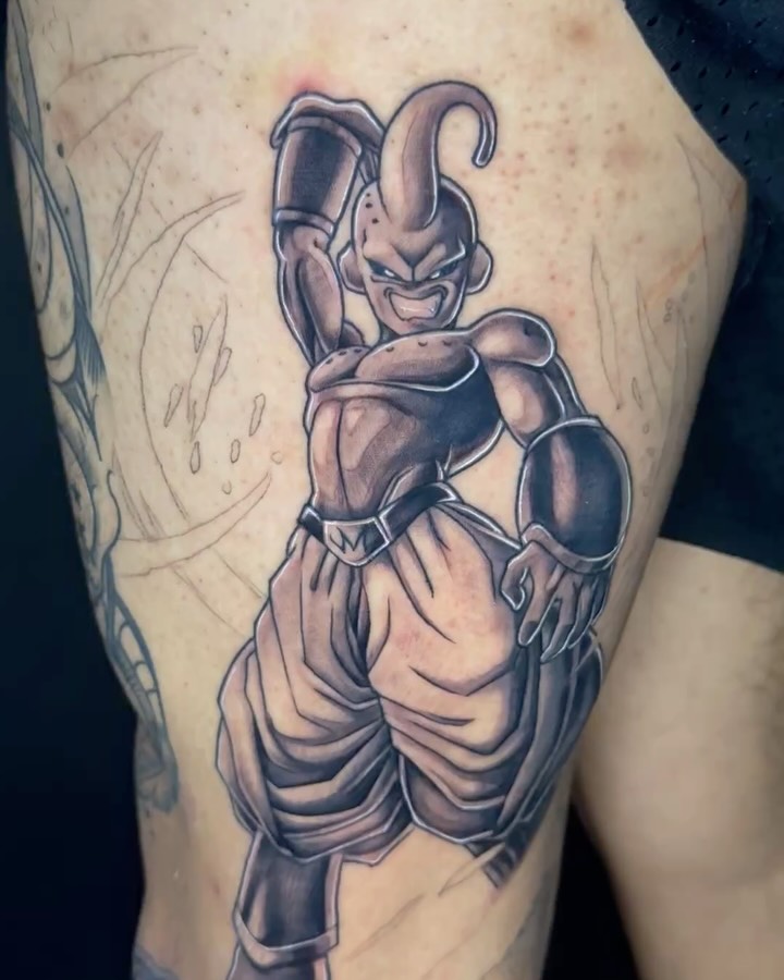 Majin Buu by Nacho. Swipe to see him healed with fresh background added.
@beat_tattoos
To book with Nacho
Request an Appointment at
TitanTattooNashville.com
#majinbuu
#dragonballztattoo
#legsleevetattoo
#majinbuutattoo
#nashvilletattooshop