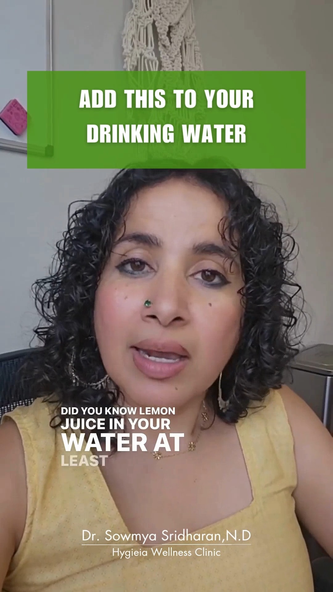 💧 Celebrate Drink Water Week with a simple morning habit.
Did you know adding fresh lemon juice to your morning water may support your body in several ways?
🍋 Helps support healthy skin
🍋 Supports digestion and gut health
🍋 Provides natural minerals
🍋 Helps promote a more alkaline internal environment
For best results, try warm water with lemon first thing in the morning.
Tip: Drink with a straw to help protect your tooth enamel.
Small habits can make a big difference in your wellness.
✨ Want personalized guidance for your health?
Click the link in our bio to book your appointment today.
#hygieiawellnessclinic #DrinkWaterWeek #HolisticHealth #HealthyHabits #WellnessTips