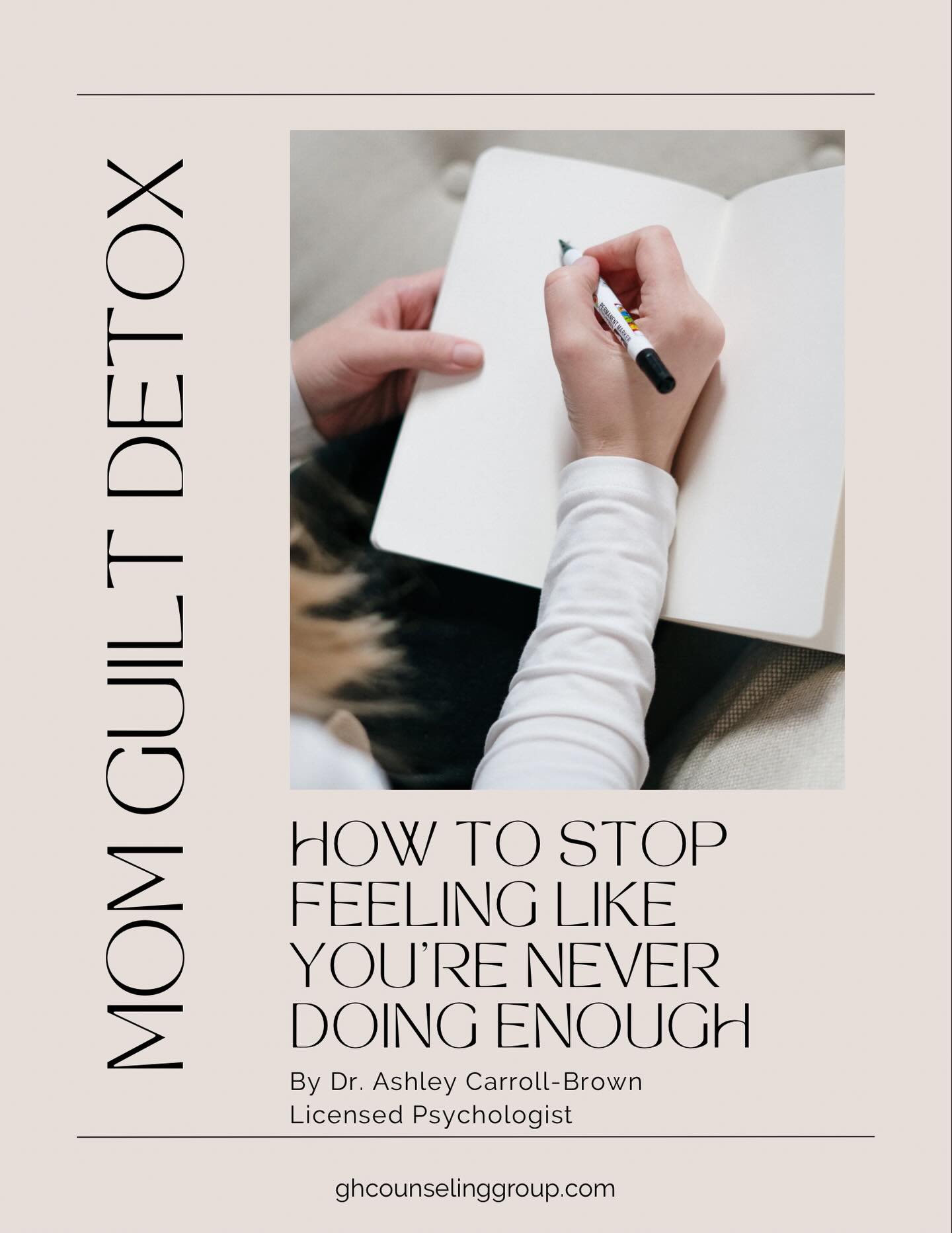 Is mom guilt preventing you from fully enjoying life as a mother? Do you always feel like you’re not doing enough as a mom?
Download your copy of Mom Guilt Detox today (link in bio).
In Mom Guilt Detox, you will learn:
1. How to stop feeling like you’re never doing enough
2. What mom guilt really is and where it comes from
3. How to detox and transform your mindset
4. How to finally release the guilt
Click the link in bio to download your 40+ page copy immediately.
Mom Guilt Detox is written by Dr. Ashley Carroll-Brown