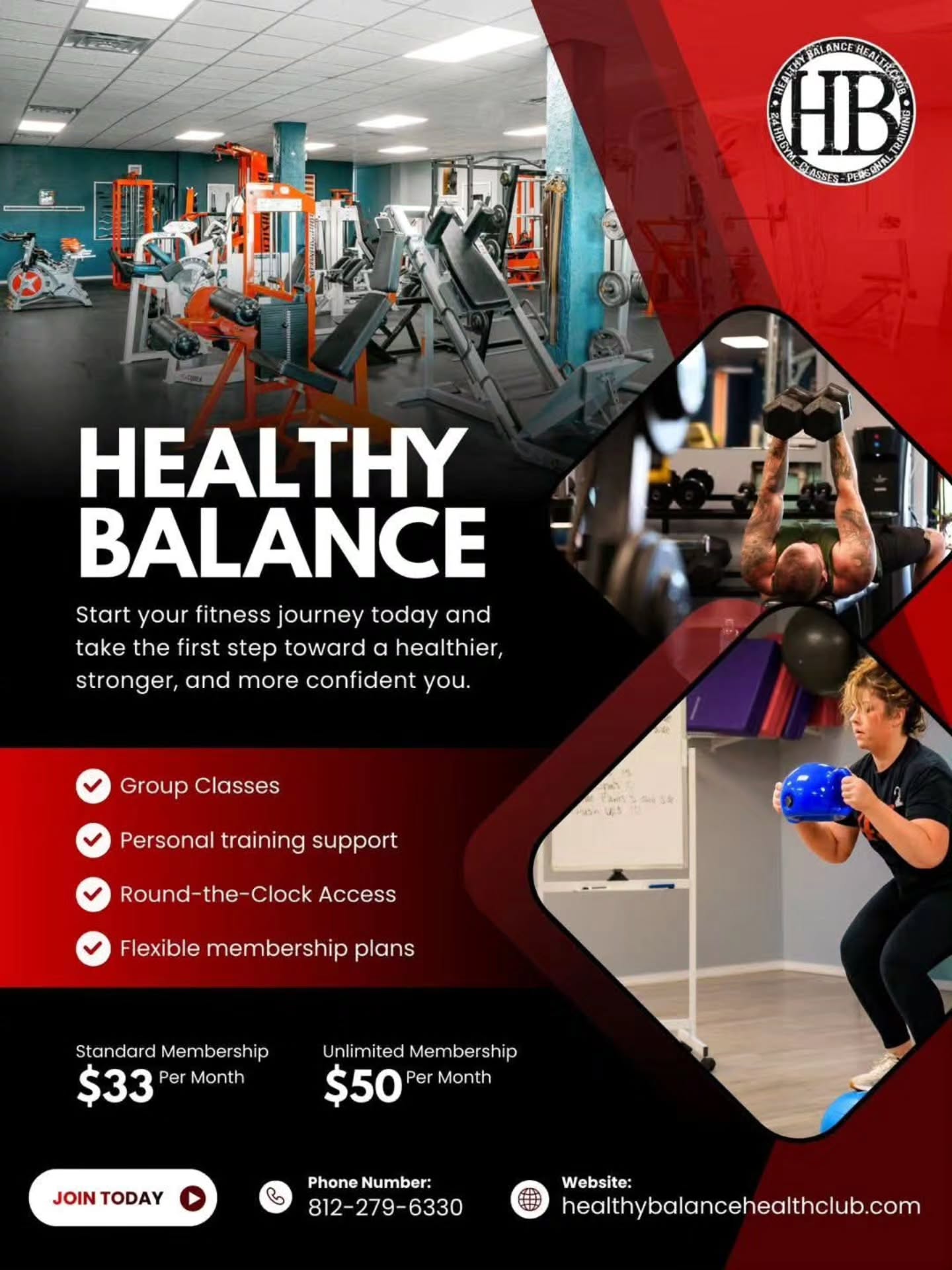 Walking into a new gym can be intimidating, but at Healthy Balance, the vibe is different. We’re a community of people working hard, supporting each other, and celebrating every win—no matter where you're starting.
Stop "starting Monday" and start today. Come in for a tour and see why our members call this their second home.
#HealthyBalanceGym #GymCommunity #StartToday #FitnessJourney