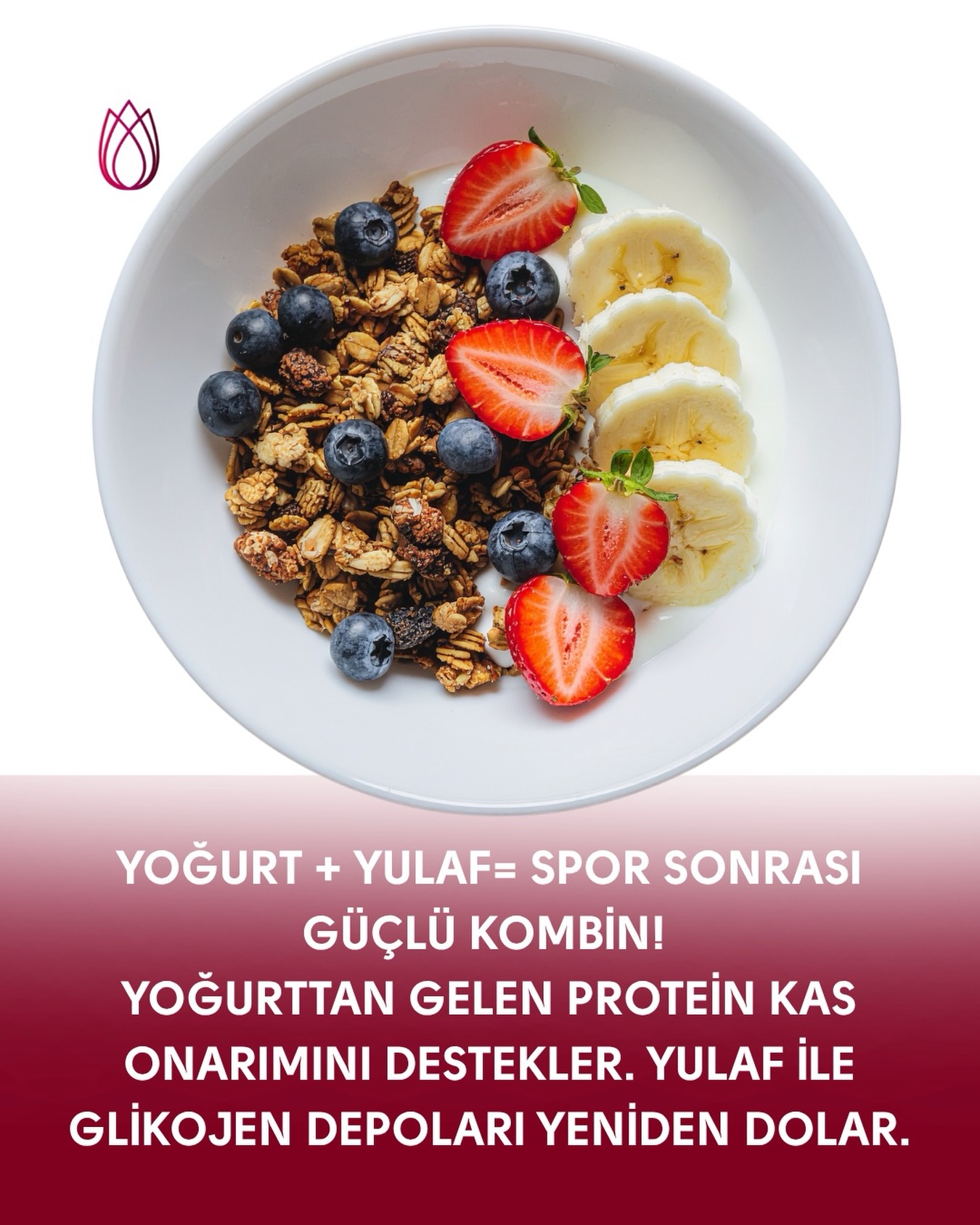 🥣🍓 Yoğurt + Yulaf = Spor Sonrası Güçlü Kombin!
Antrenman sonrası doğru beslenme toparlanmanın anahtarı 🔑
✨ Faydaları:
• Yoğurttan gelen protein kas onarımını destekler 💪
• Yulaf ile glikojen depoları yeniden dolar ⚡
• Uzun süre tok tutar ve kan şekerini dengeler
• Sindirimi destekler ve bağırsak dostudur 🌿
💡 İpucu: Üzerine meyve (çilek, muz) ve biraz tarçın ekleyerek hem lezzeti hem faydayı artırabilirsin!
👉 Sen spor sonrası ne tüketiyorsun?
Yorumlara yaz! 👇
🔖 Kaydet, antrenman sonrası dene!
👥 Spor yapan arkadaşına gönder!
#sporbeslenmesi #yoğurt #yulaf #postworkout #protein