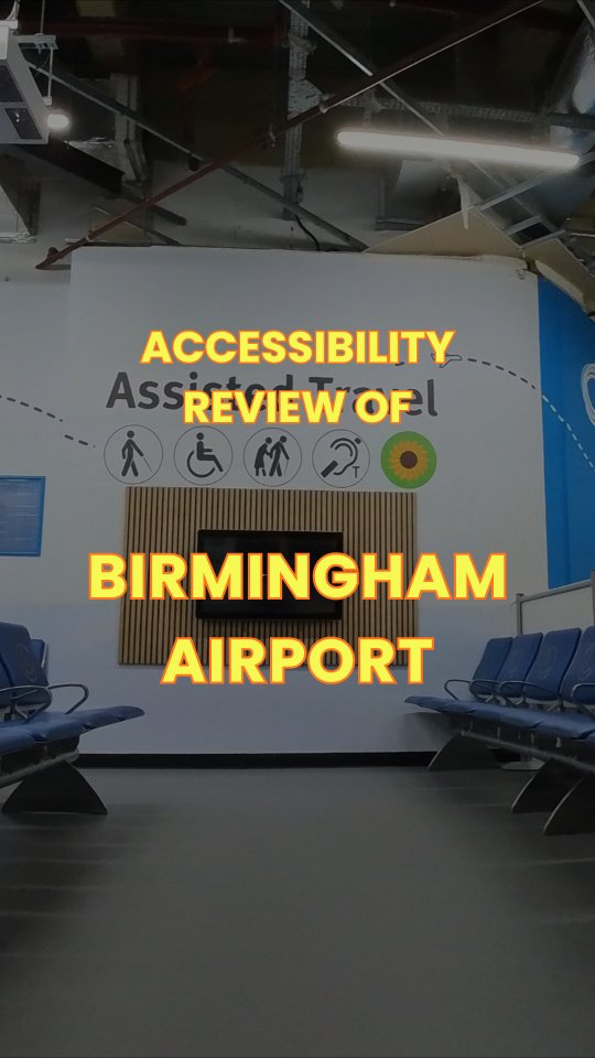 Testing the accessibility at Birmingham Airport ✈️♿️
From the train journey and monorail connection to boarding the plane, we were really impressed by how accessible and easy the experience was.
Highlights included:
♿ Spacious assisted travel area
🧭 Clear signage throughout the airport
🚻 A talking accessible toilet for visually impaired travellers
✈️ Priority boarding and supportive staff
Accessible travel still has a long way to go, but it’s always great to share experiences that help make flying feel more manageable and inclusive 💙
Have you flown from Birmingham Airport before? Let us know your experience in the comments 👇
#AccessibleTravel #WheelchairTravel #AirportAccessibility #BirminghamAirport #TravelAccessibility
@birminghamairport