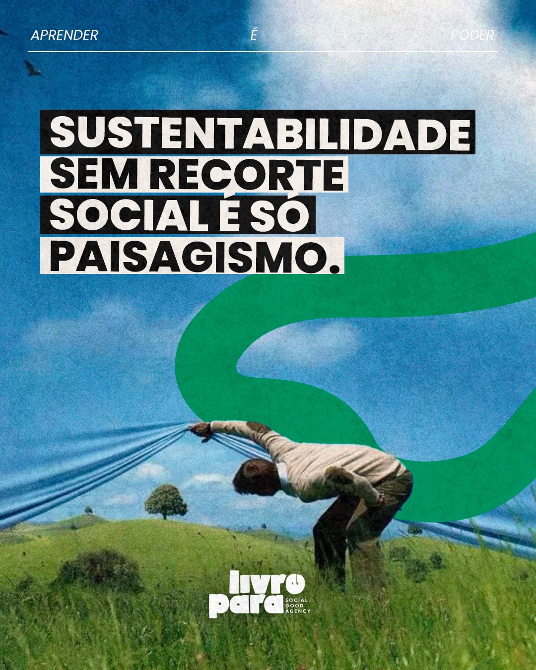 Sustentabilidade sem recorte social é só paisagismo.
A gente repete porque o mercado ainda não entendeu: não dá para postar foto de floresta e achar que fez sua parte.
Justiça climática existe porque a crise tem CEP, cor e classe social.
Os 1% mais ricos do mundo emitem o dobro de carbono que os 50% mais pobres. Só que adivinha quem fica sem água primeiro? Quem perde a safra inteira com uma seca? Quem tem a casa levada pela chuva?
Por isso, toda campanha, produto ou “solução verde” precisa responder 3 perguntas antes de ir para o ar:
Quem foi ouvido para criar isso?
Quem se beneficia primeiro?
Quem paga o preço se der errado?
Se a resposta for sempre “os mesmos”, você não fez ESG. Você fez paisagismo corporativo.
E paisagismo não segura o aumento de 1,5°C. Justiça, sim.
Sua marca fala de sustentabilidade com recorte social ou só de verde? A conversa começa aqui.
#livrepara #esg #sustentabilidade #justiçaclimática #mudançasclimáticas