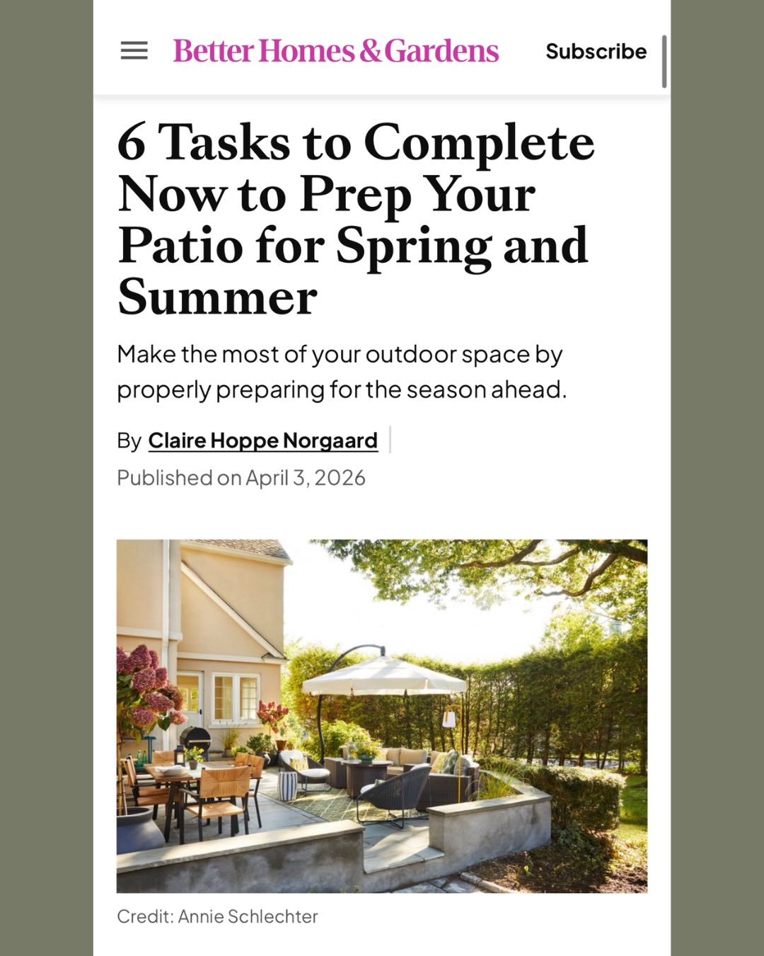 We are thrilled to be featured in BHG’s latest guide on prepping your outdoor spaces for spring and summer! ☀️ Whether you’re ready for a full patio overhaul or just looking for a few refined organic styling tips, this article is a must read. 🪴Check out the feature at the link in our bio! 🔗
📸: @davebrycephoto
#betterhomesandgardens #interiordesignpgh #outdoorlivingspace #springhassprung #summer