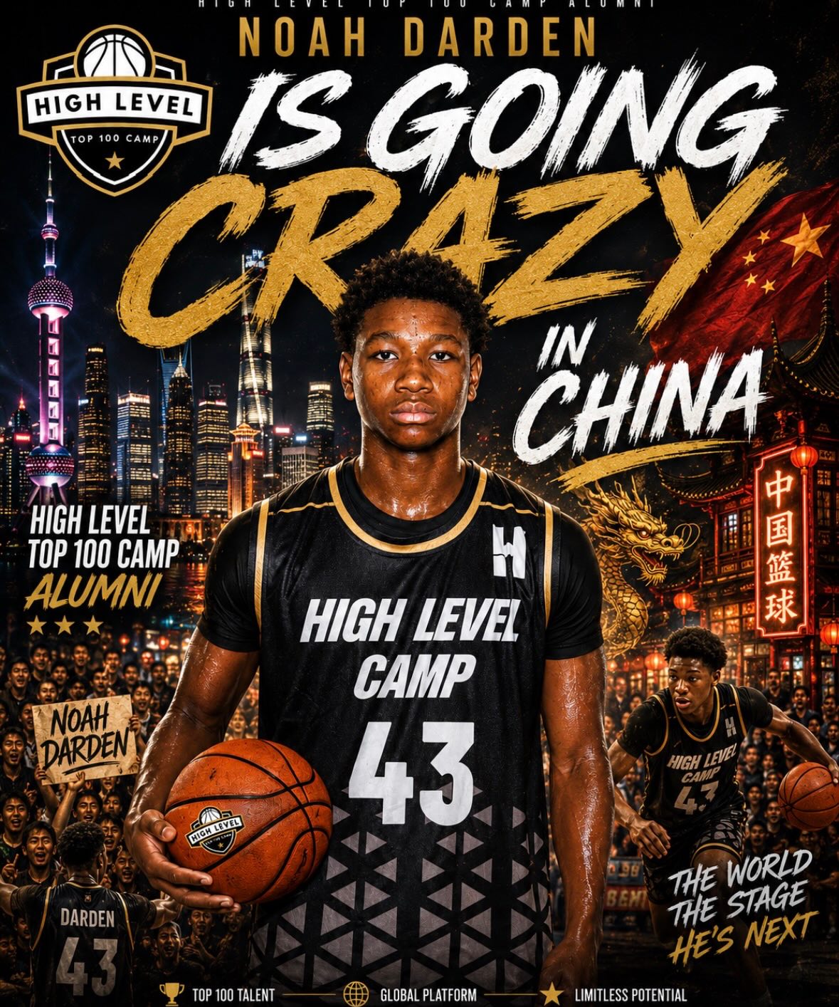 🚨 WHO’S NEXT?! 🚨
Utah Prep standout Noah Darden proving why he’s one of the toughest young talents in the country 🌍🏀
From HIGH LEVEL TOP 100 CAMP alumni ➡️ national name to watch.
D1 coaches know. Pro scouts watching. The world getting introduced 💯🔥
China was just the beginning 🇨🇳👀
#NoahDarden #HighLevelTop100 #UtahPrep #NextUp #D1Talent