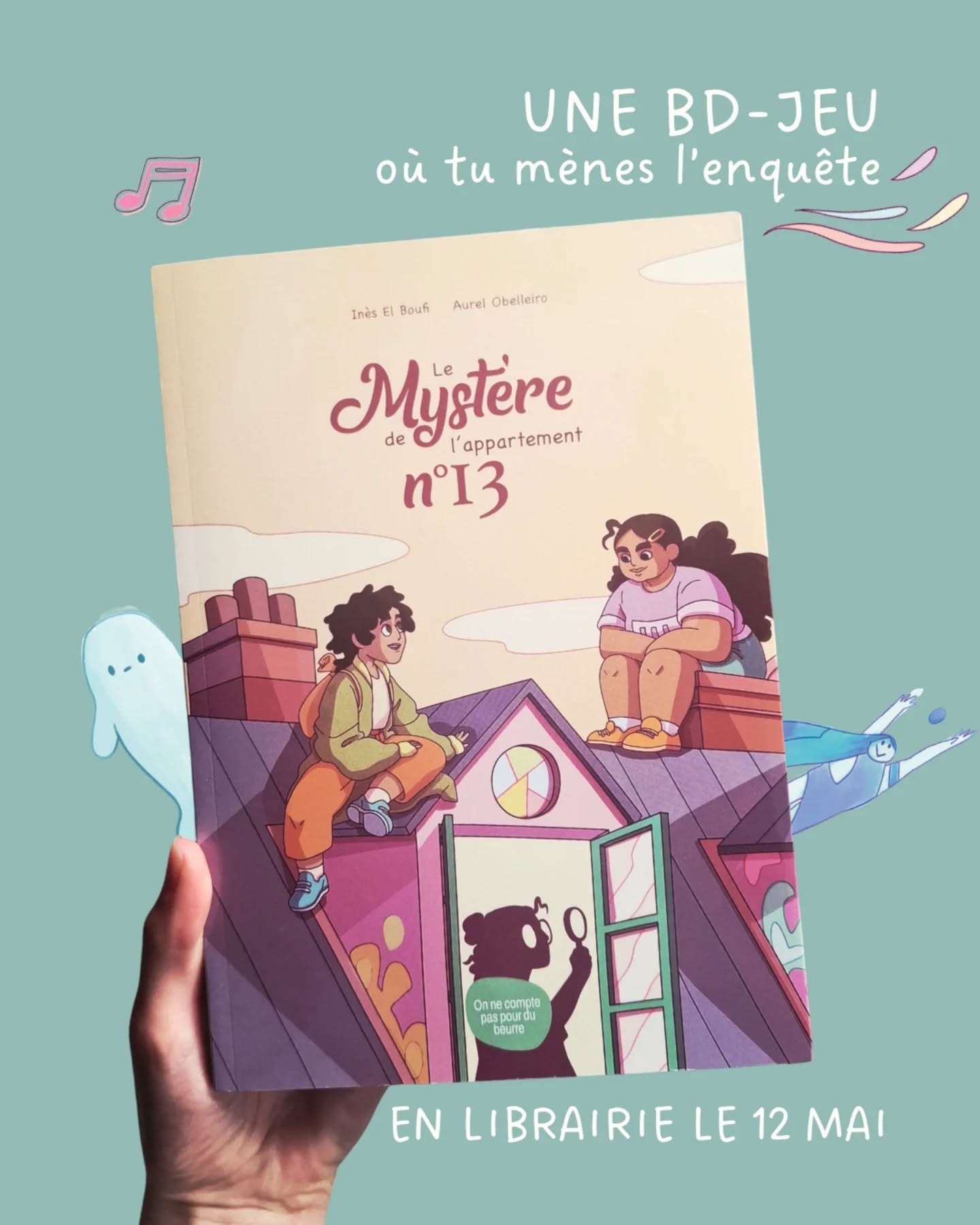 Plus que 6 jours avant la sortie de notre nouvelle BD ! 🏢👻🔍
Scénarisée et illustrée par @ines__nines et @badmailbox, vous pourrez la retrouver en librairie dès le 12 mai !
#bandedessinée #mystère #enquete #bdjeu #dedicaces
