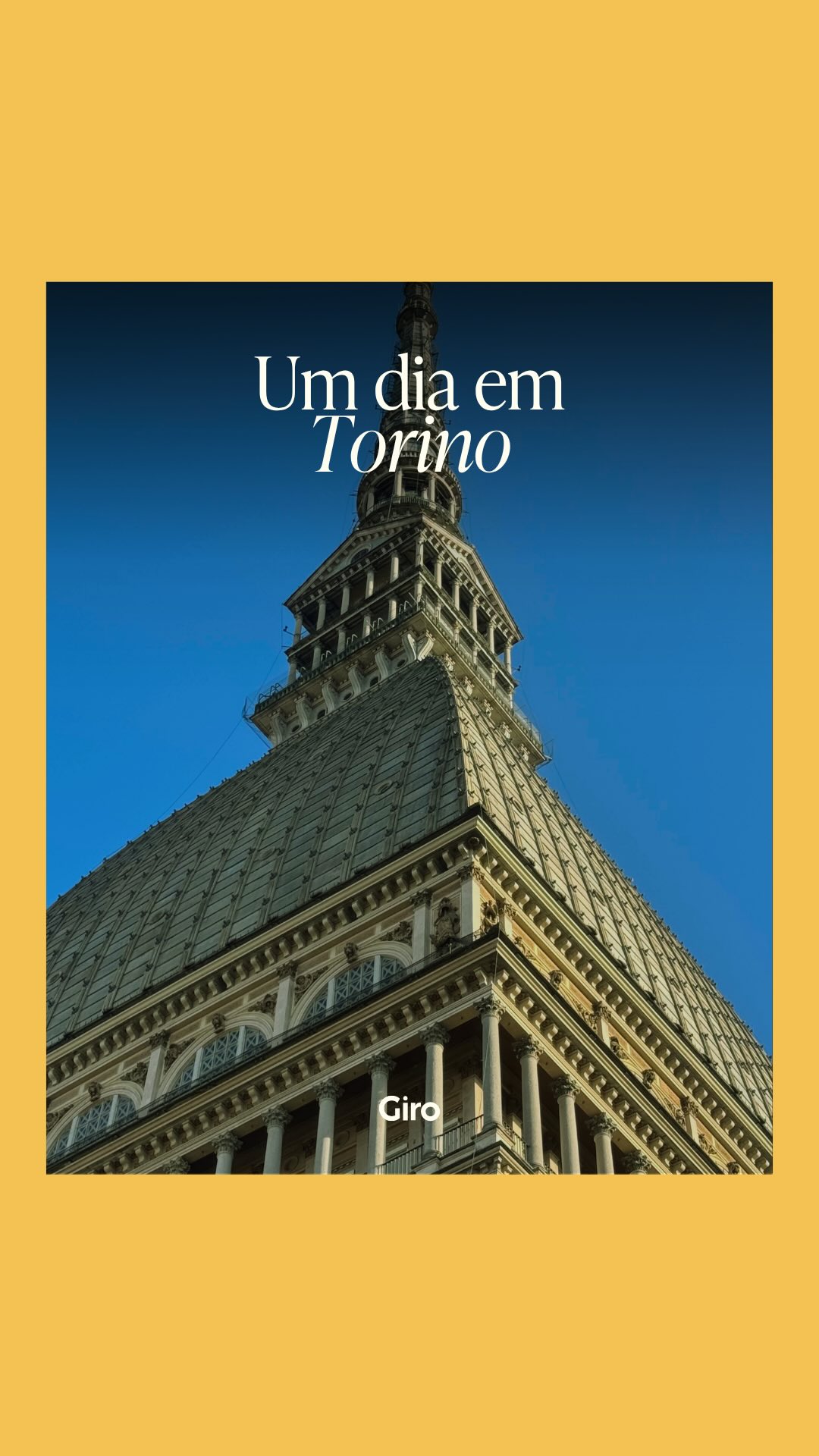 Turim tem um ritmo completamente diferente de Milão. Uma cidade que mistura arquitetura elegante, cafés históricos e uma atmosfera mais calma 🏛️🌳
Perfeita tanto para um bate e volta saindo de Milão, a cerca de 1h30 de carro ou 1 hora de trem, quanto para um fim de semana.
O que fizemos no nosso dia por lá:
☕️ Cubik brioche na Farmacia Del Cambio (vale chegar cedo, porque acaba rápido)
🏛️ Piazza Carignano
🚶🏻 Via Roma
🏺 Museo Egizio
✨ Galleria Subalpina
☕️ Pausa café no Baratti & Milano 1858
👑 Palazzo reale e jardins reais
🌇 Caminhada pela Via Po até Piazza Vittorio Veneto
⛪️ Subida até Santa Maria del Monte para ver a cidade do alto
🎬 Museo Nazionale del Cinema
🍝 Jantar no Ciao Cara
Uma ótima opção para quem quer conhecer outro lado do norte da Itália sem precisar mudar completamente o roteiro.
Se quiser organizar esse passeio do seu jeito, a Giro desenha tudo para você 🧡
#dicasdetorino #dicasdeviagem #roteirodeviagemitalia