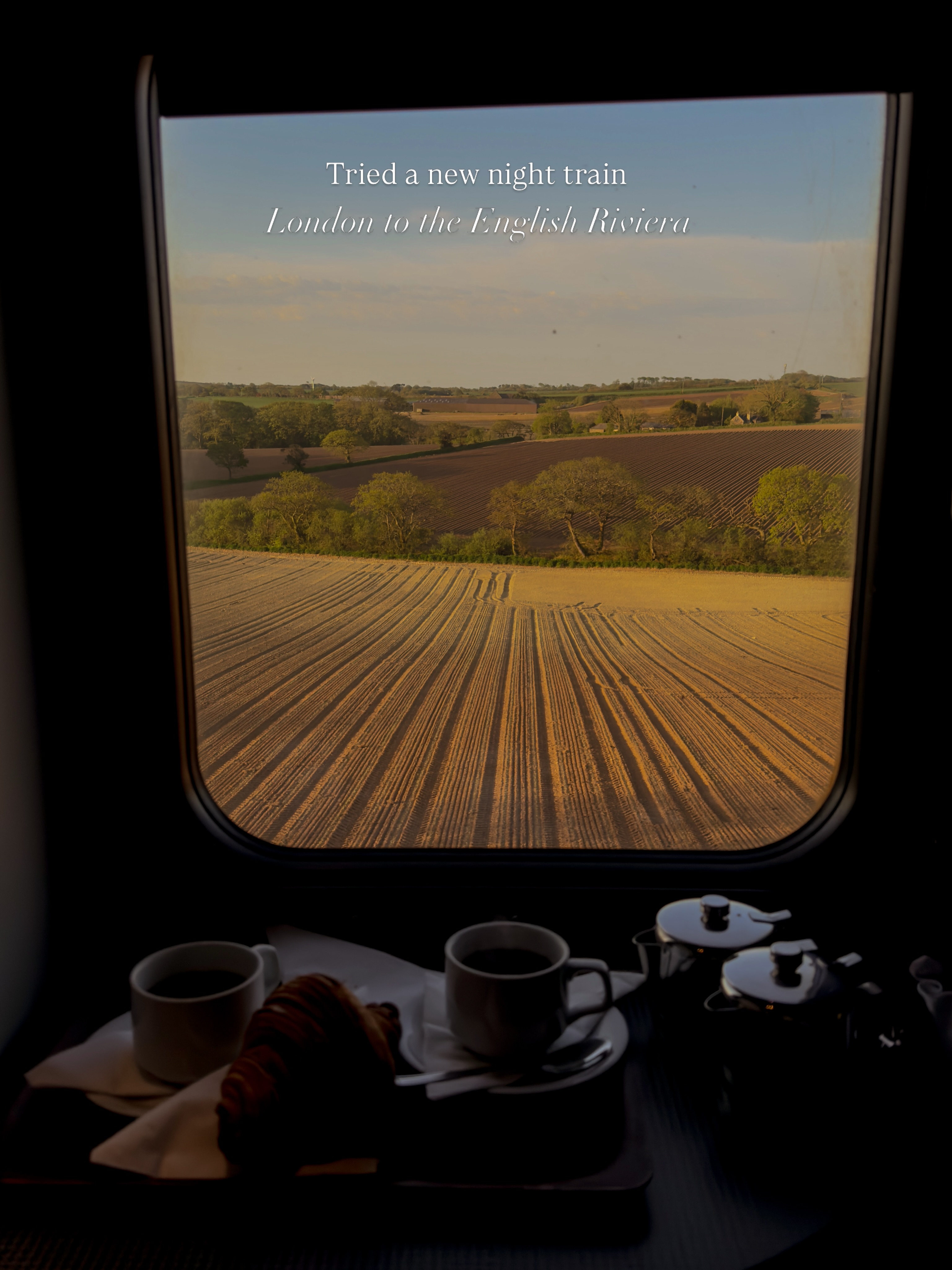 London to the English riviera by night train was incredible! 🥹💭 highly recommend
🚂 train operated by @gwruk