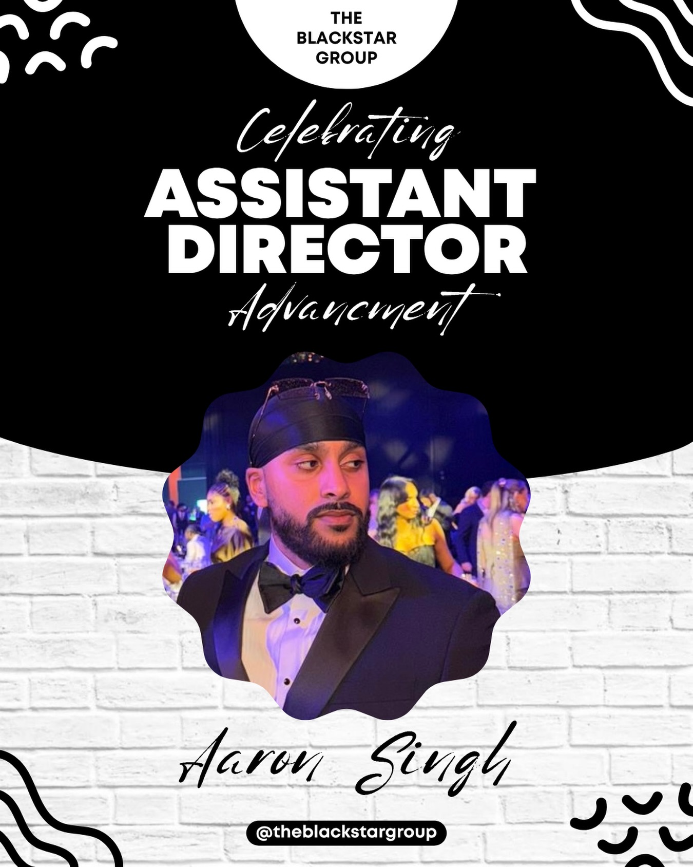 When you build the right culture, THIS happens. 🖤
Huge congratulations to Aaron Singh on his advancement to Assistant Director at The Blackstar Group.
Watching our people grow never gets old. 🙌⭐
#promotion #business #entrepreneur #sales #growth