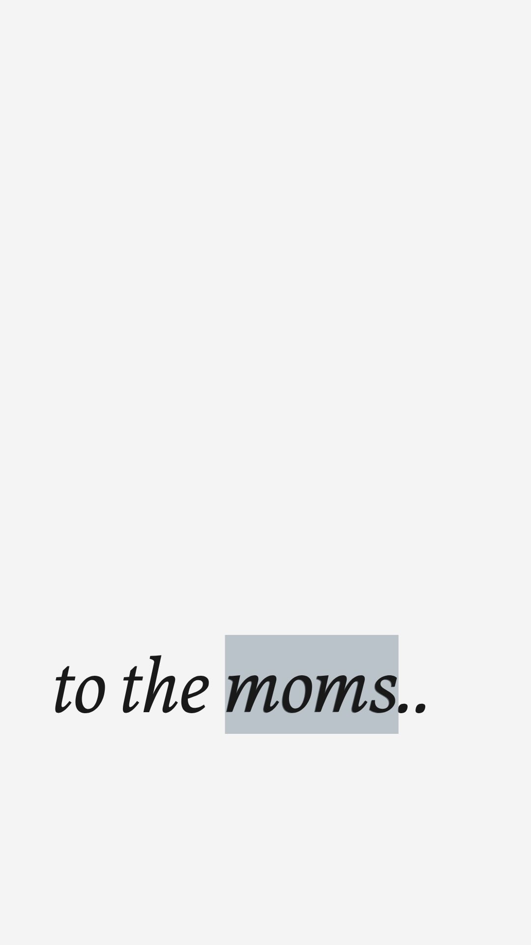 To the momma who needed this reminder, I see you ✨